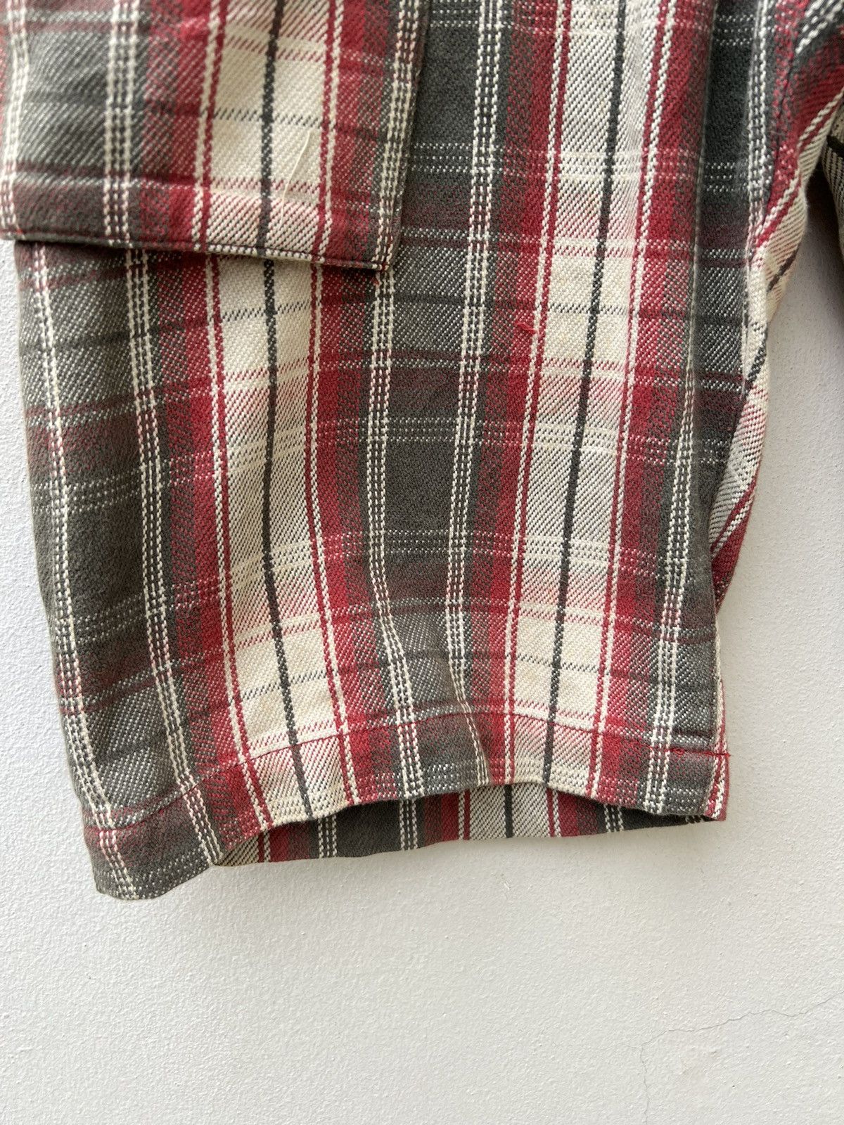 Japanese Brand Shareef Japan Tartan Plaid Cargo Short Pant Size US 30 / EU 46 - 8 Thumbnail