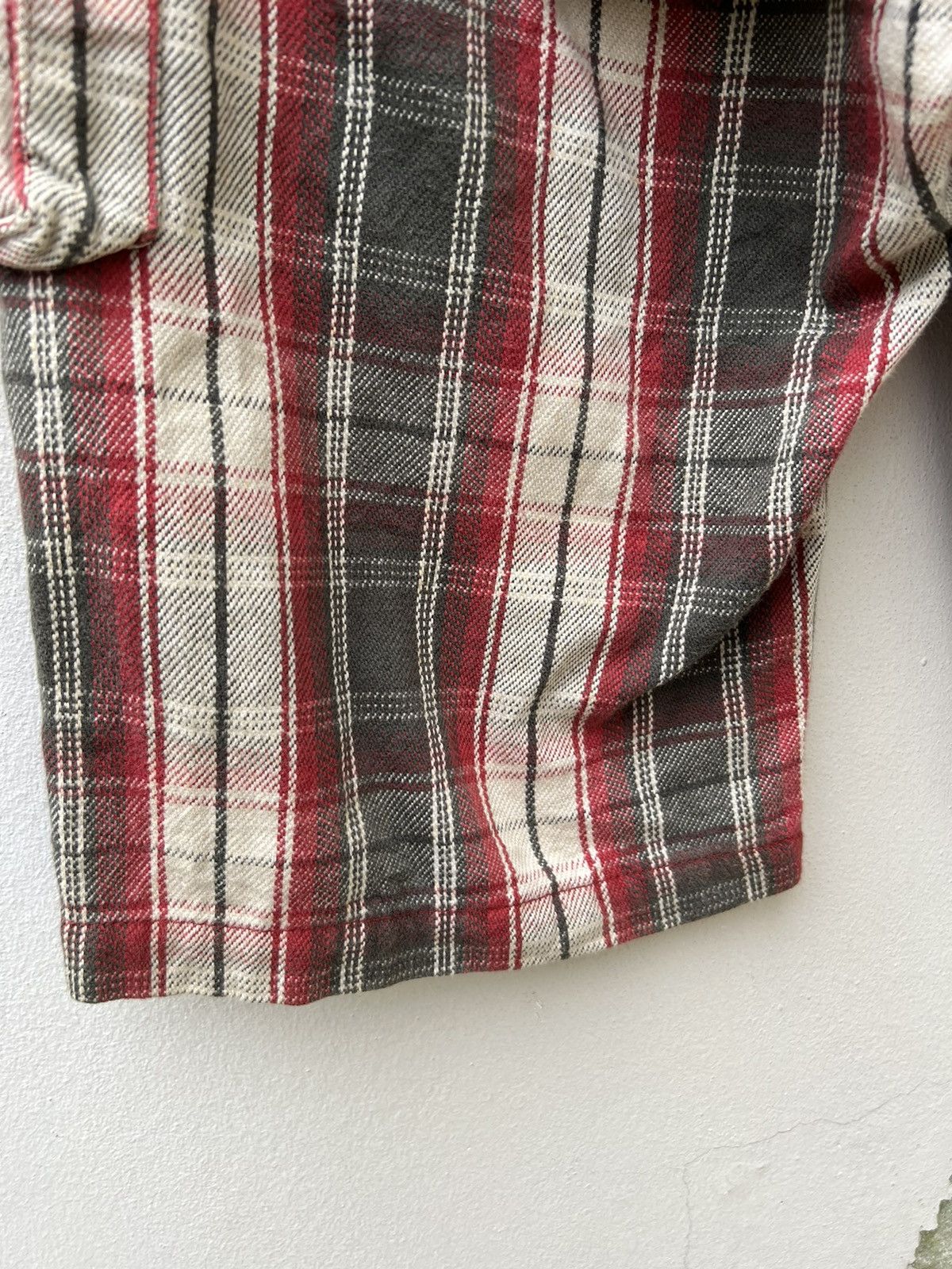 Japanese Brand Shareef Japan Tartan Plaid Cargo Short Pant Size US 30 / EU 46 - 12 Thumbnail