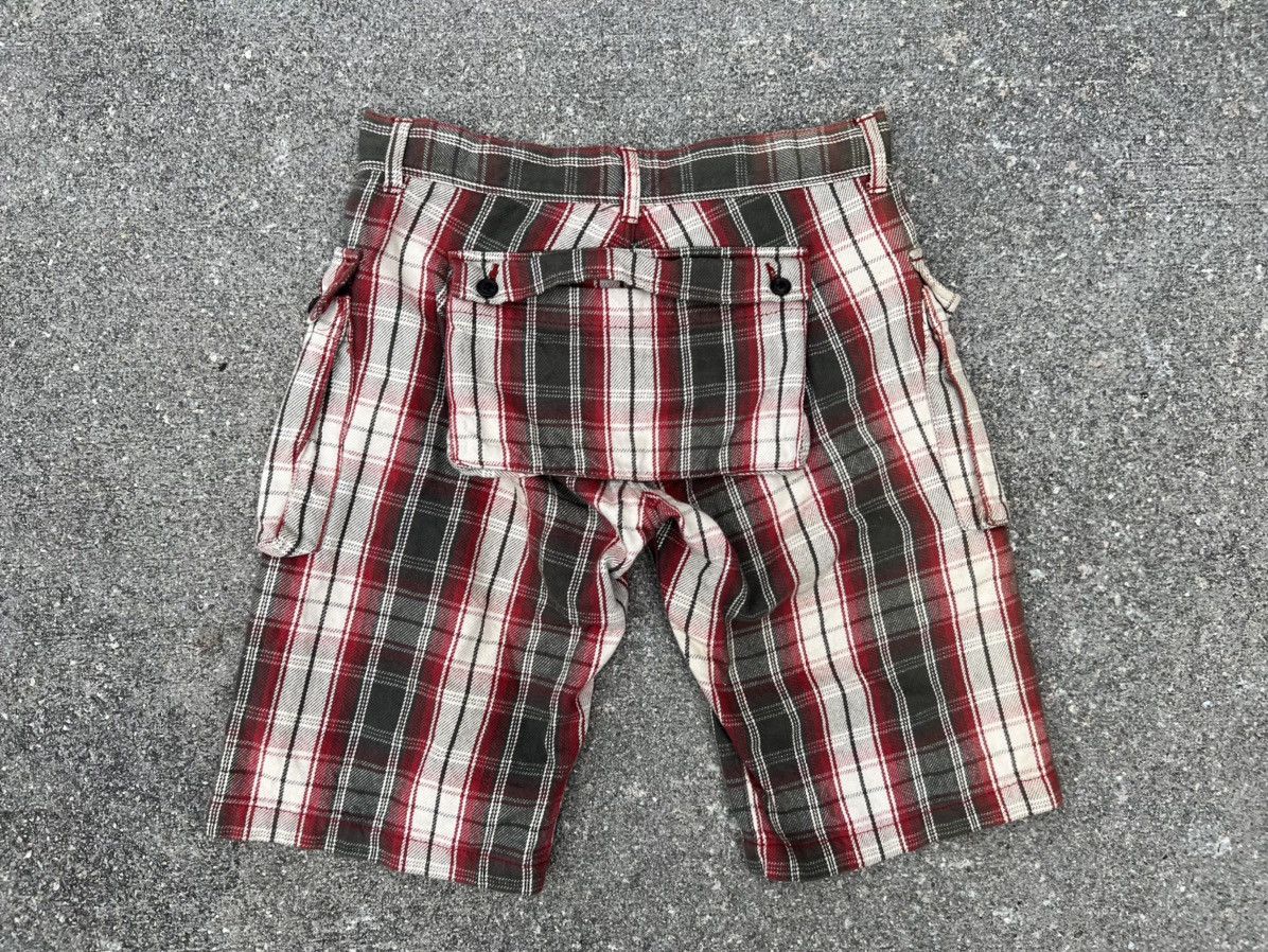 Japanese Brand Shareef Japan Tartan Plaid Cargo Short Pant Size US 30 / EU 46 - 5 Thumbnail