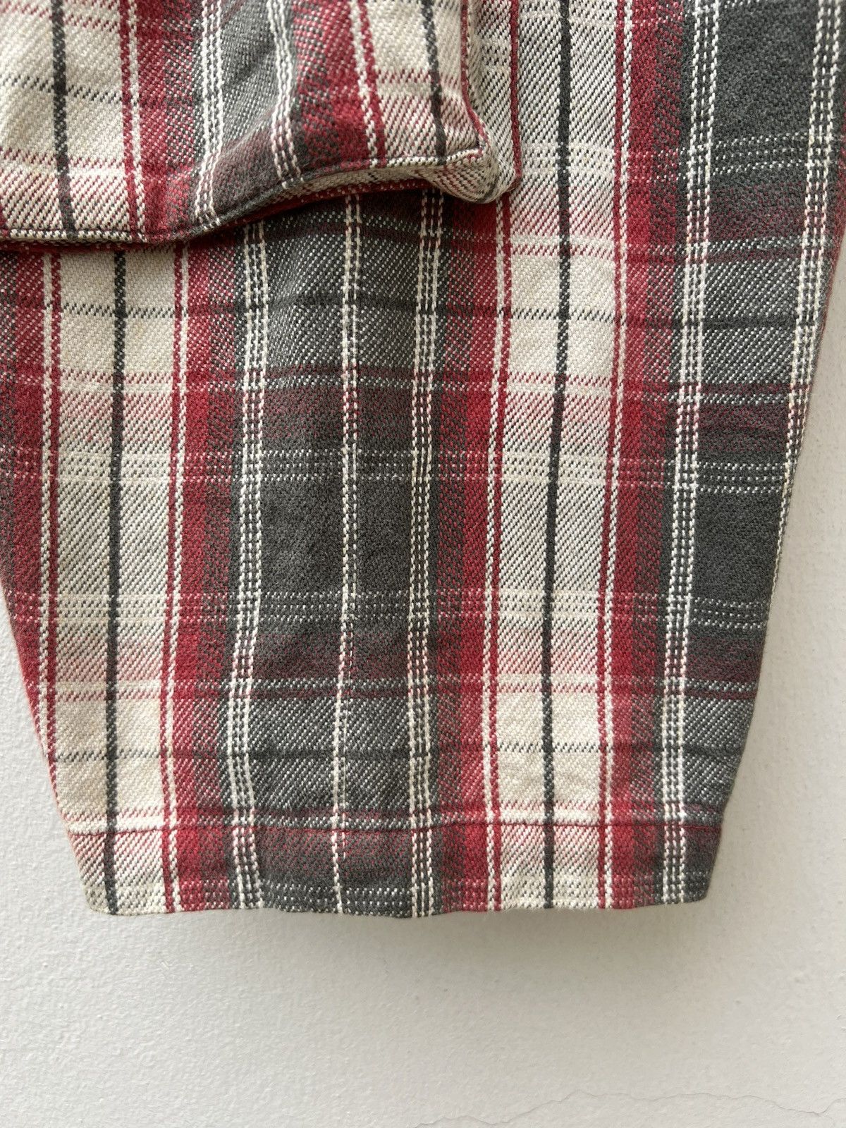 Japanese Brand Shareef Japan Tartan Plaid Cargo Short Pant Size US 30 / EU 46 - 15 Thumbnail