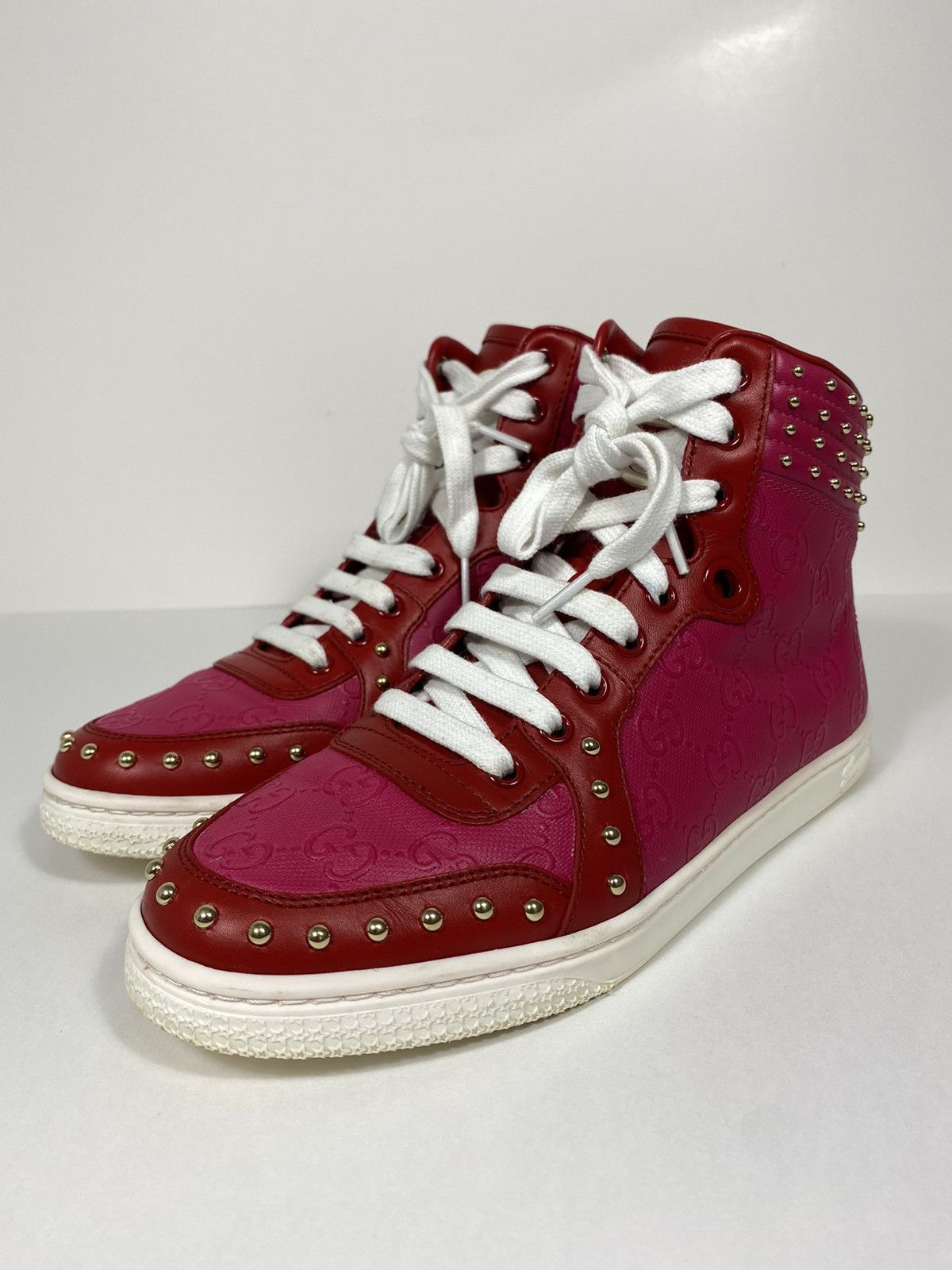 Gucci Size G 38 US W 8 Gucci Hilary Lux GG High Top Sneaker Grailed