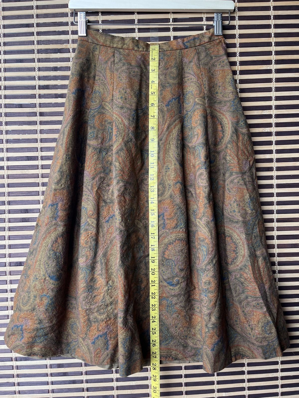 Burberry × Vintage Vintage Burberrys Midi Skirt Size 24" / US 00 / IT 34 - 2 Thumbnail