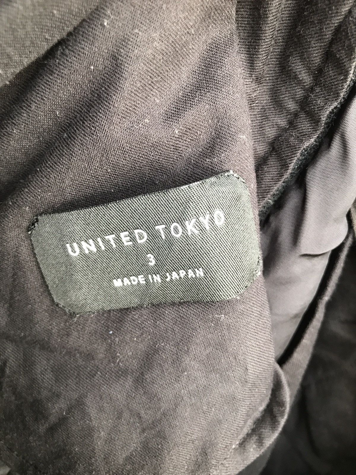 United Tokyo Wool Pants With Belt Yohji Yamamoto Style