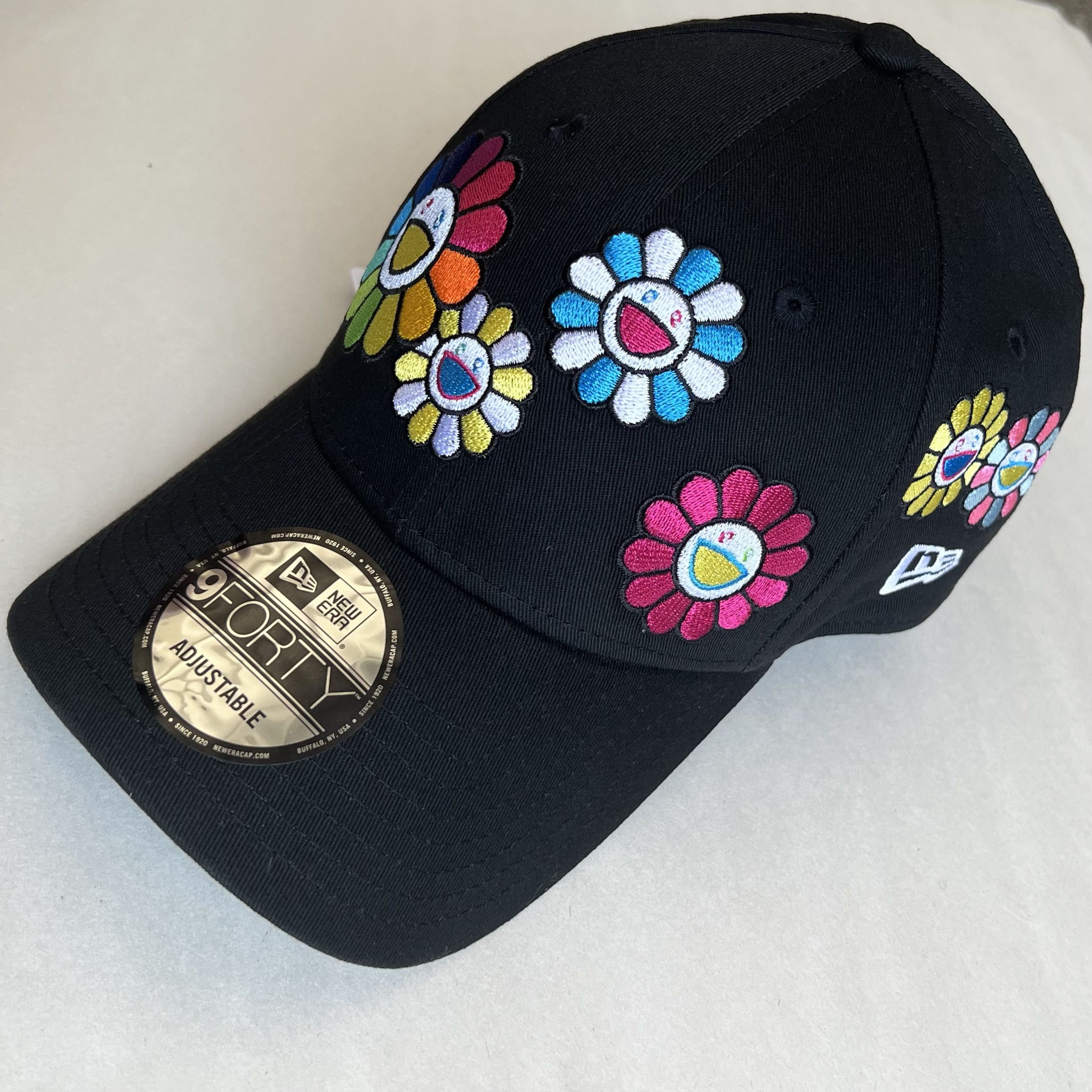 New Era x Takashi Murakami Flower Allover Print Fitted Hat Cap Size 7 1/4