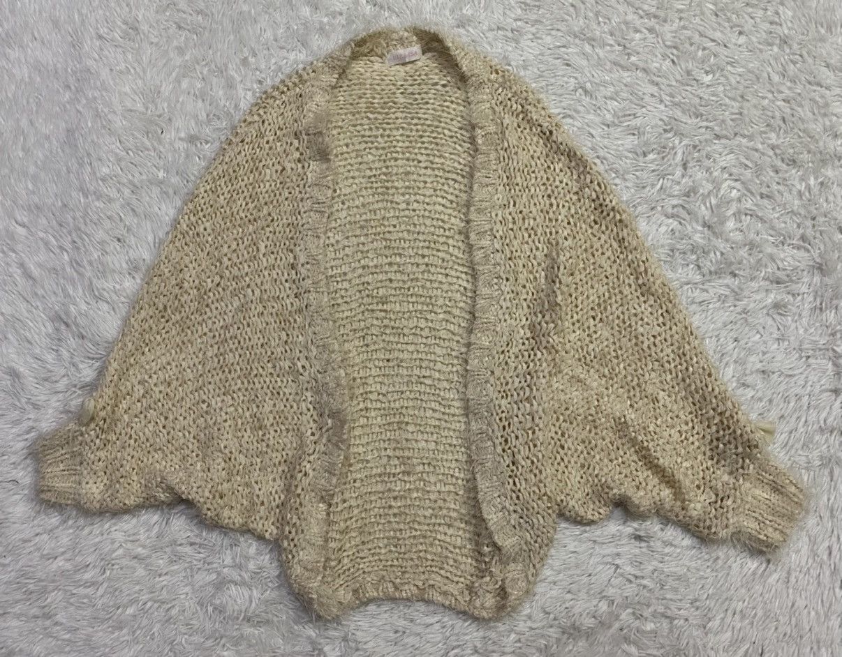 Japanese Brand Nice Design Open Front Fuzzy Furry Sweater Cardigan Size S / US 4 / IT 40 - 6 Thumbnail