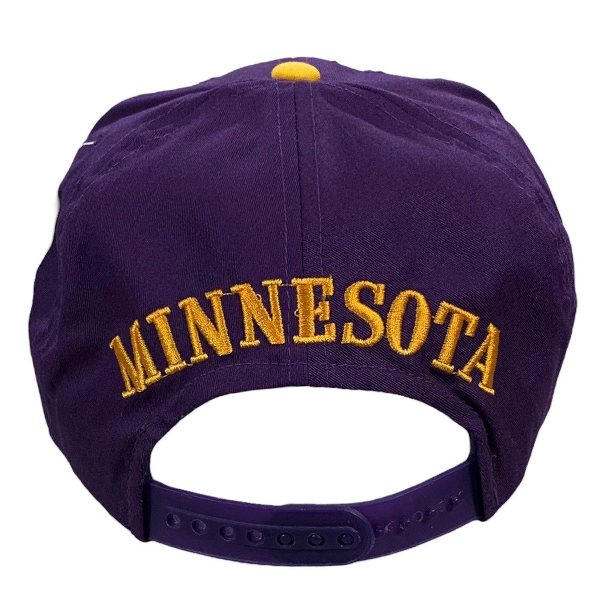 NFL VTG NFL Football Minnesota Vikings Purple Gold Snapback Hat Size ONE SIZE - 3 Thumbnail