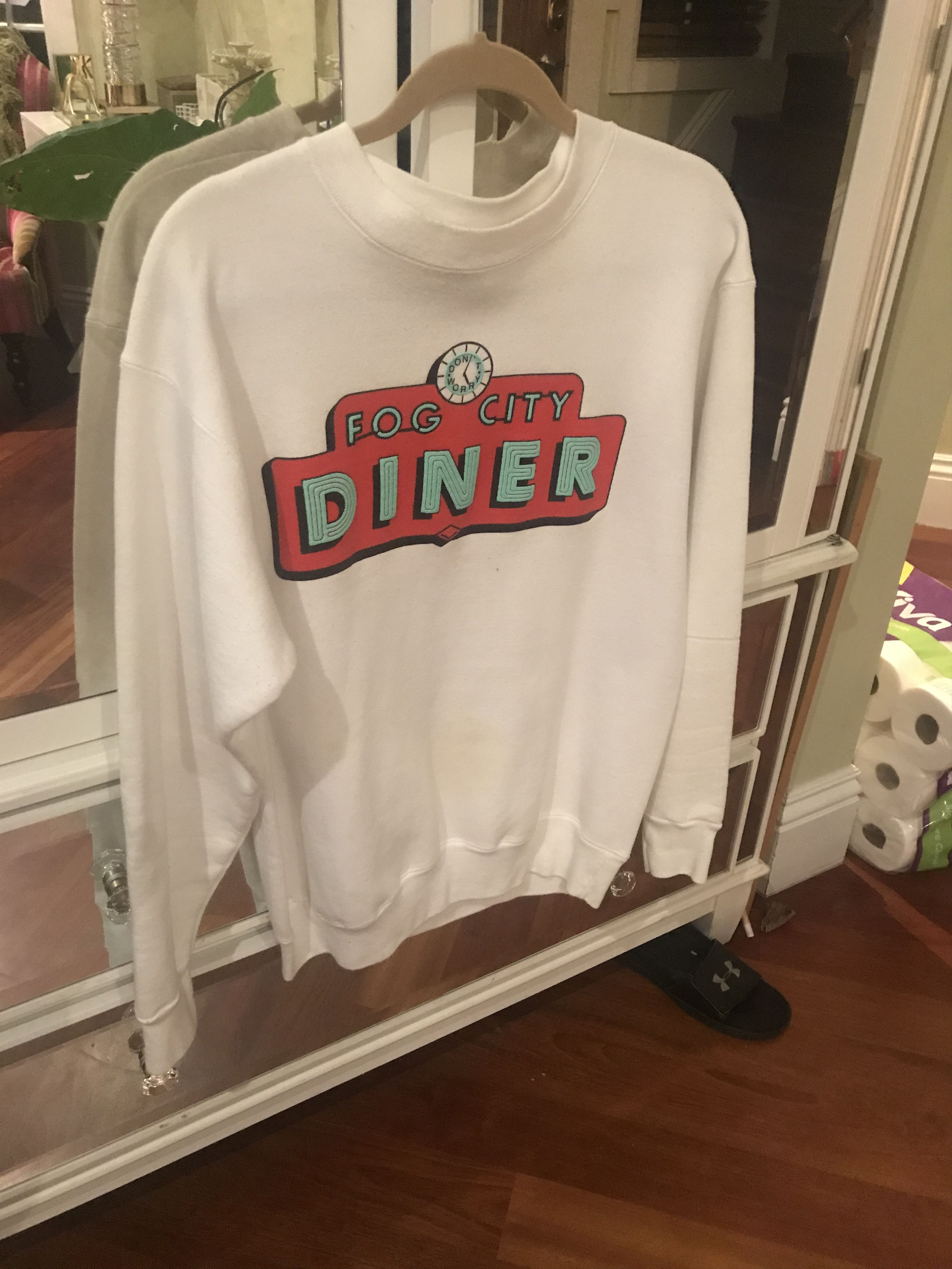Vintage Iconic San Francisco "Fog City Diner" Vintage Crewneck Size US XL / EU 56 / 4 - 1 Thumbnail