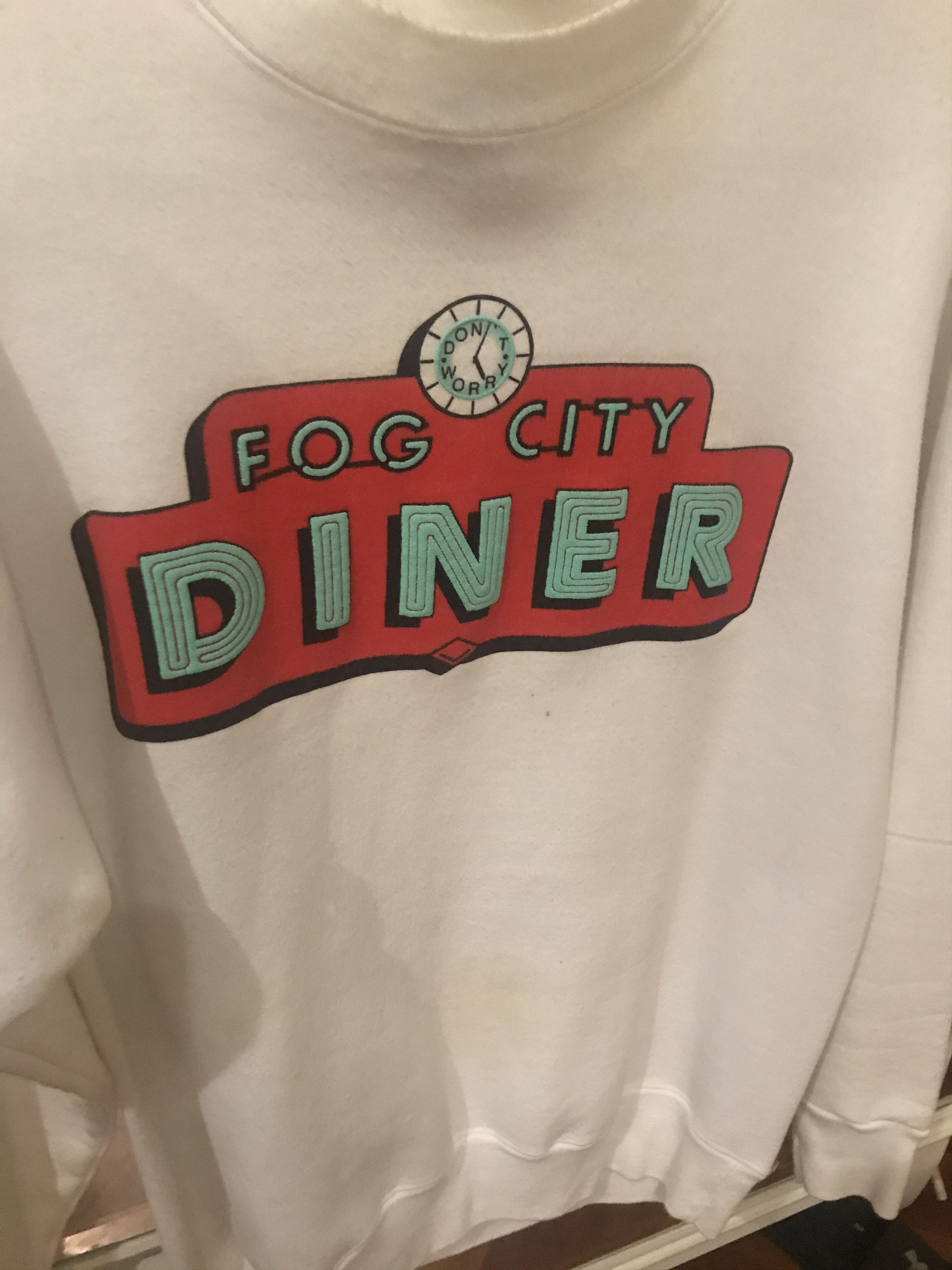 Vintage Iconic San Francisco "Fog City Diner" Vintage Crewneck Size US XL / EU 56 / 4 - 3 Thumbnail