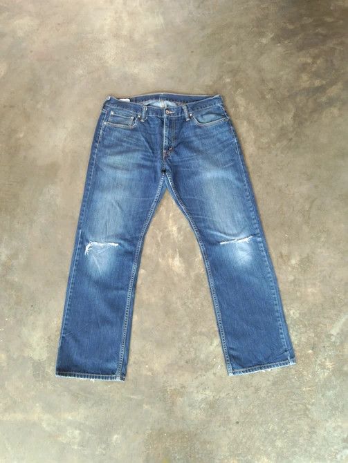 Levi's Vintage Levi's Jeans 514 Straight Leg Distressed Denim 34x30 Size US 34 / EU 50 - 1 Thumbnail