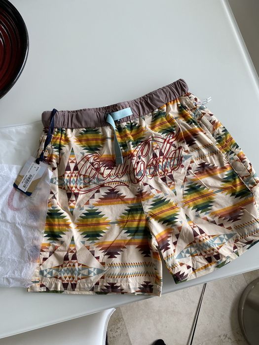 Kith Kith X Coca Cola Pendleton Swim Short - Beige Multi S | Grailed