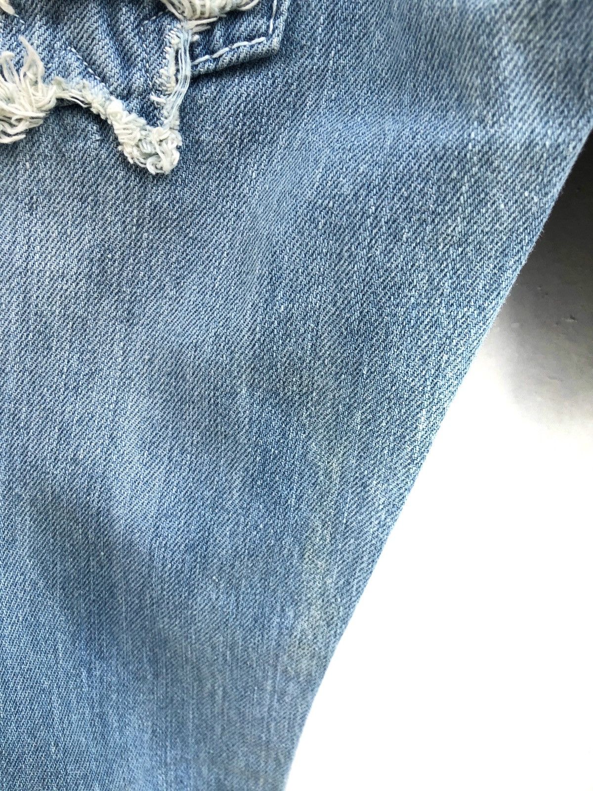 Hysteric Glamour × Japanese Brand × Vintage Japanese Brand Blue Moon Distressed Jean Size US 26 / EU 42 - 8 Thumbnail