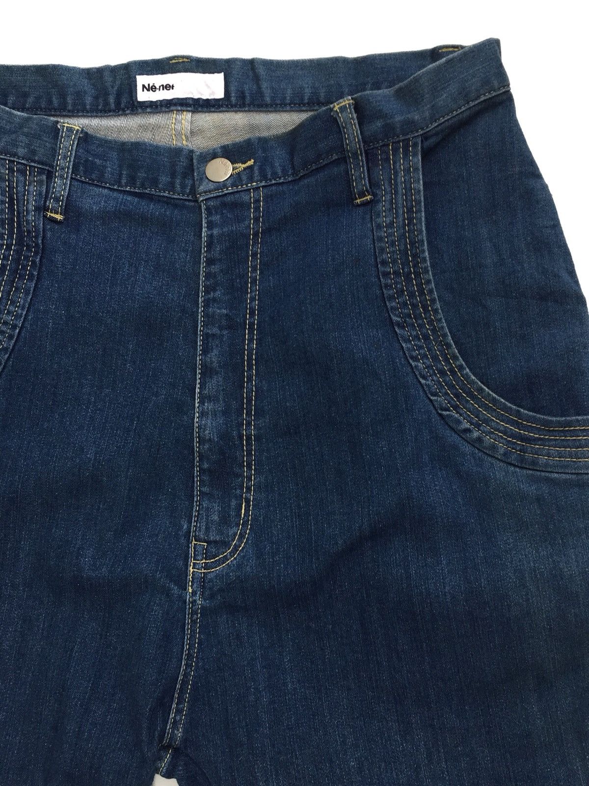 Issey Miyake Archive! Issey Miyake Ne-Net Low Rise 4 Stitches Logo Denim Size US 26 / EU 42 - 7 Thumbnail