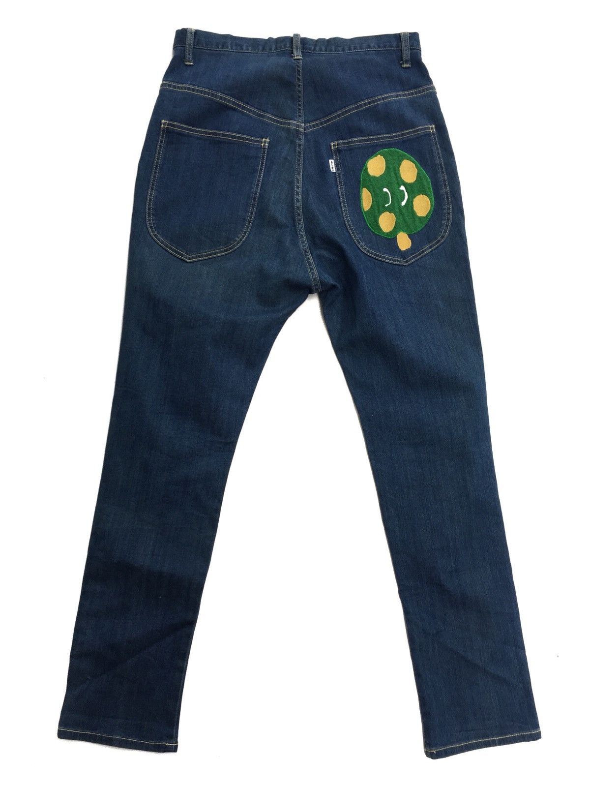 Issey Miyake Archive! Issey Miyake Ne-Net Low Rise 4 Stitches Logo Denim Size US 26 / EU 42 - 2 Thumbnail