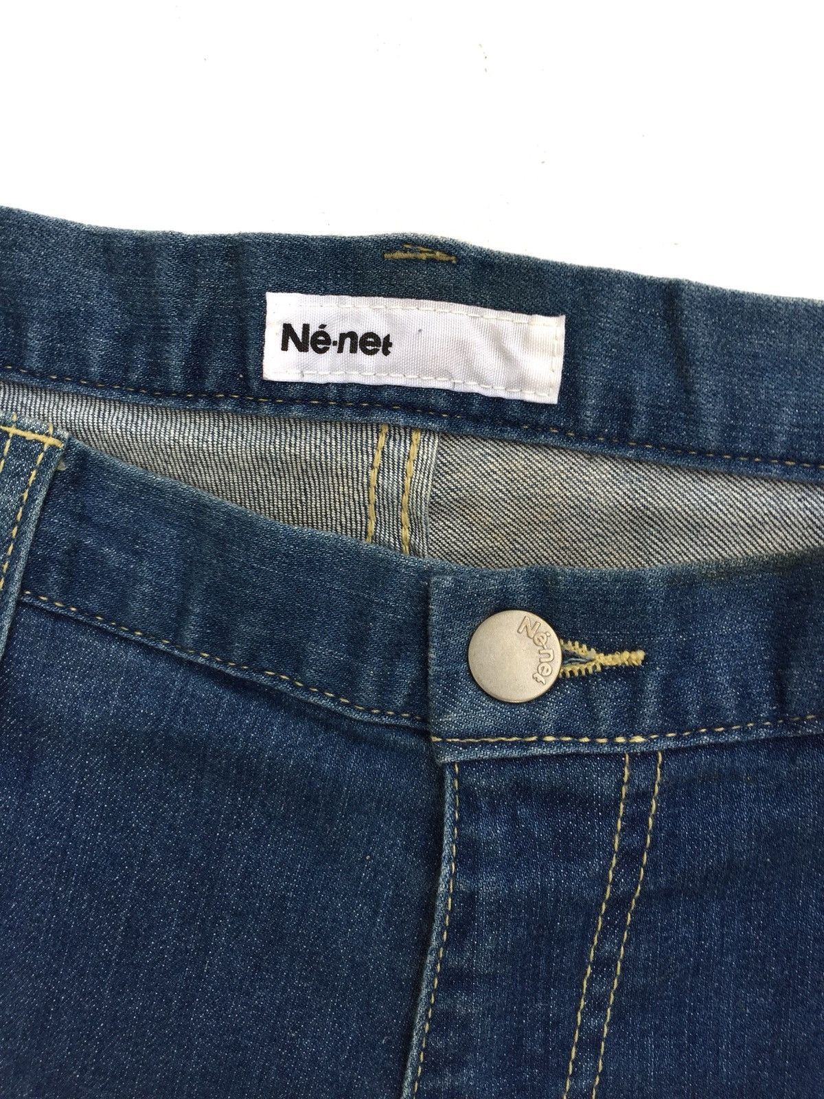 Issey Miyake Archive! Issey Miyake Ne-Net Low Rise 4 Stitches Logo Denim Size US 26 / EU 42 - 8 Thumbnail