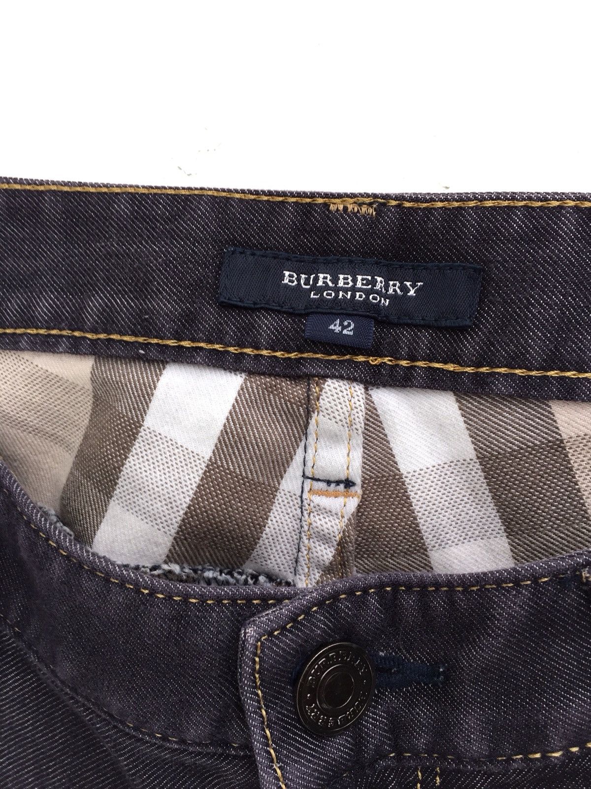 Burberry Vintage Burberry London Jeans Size US 30 / EU 46 - 9 Thumbnail