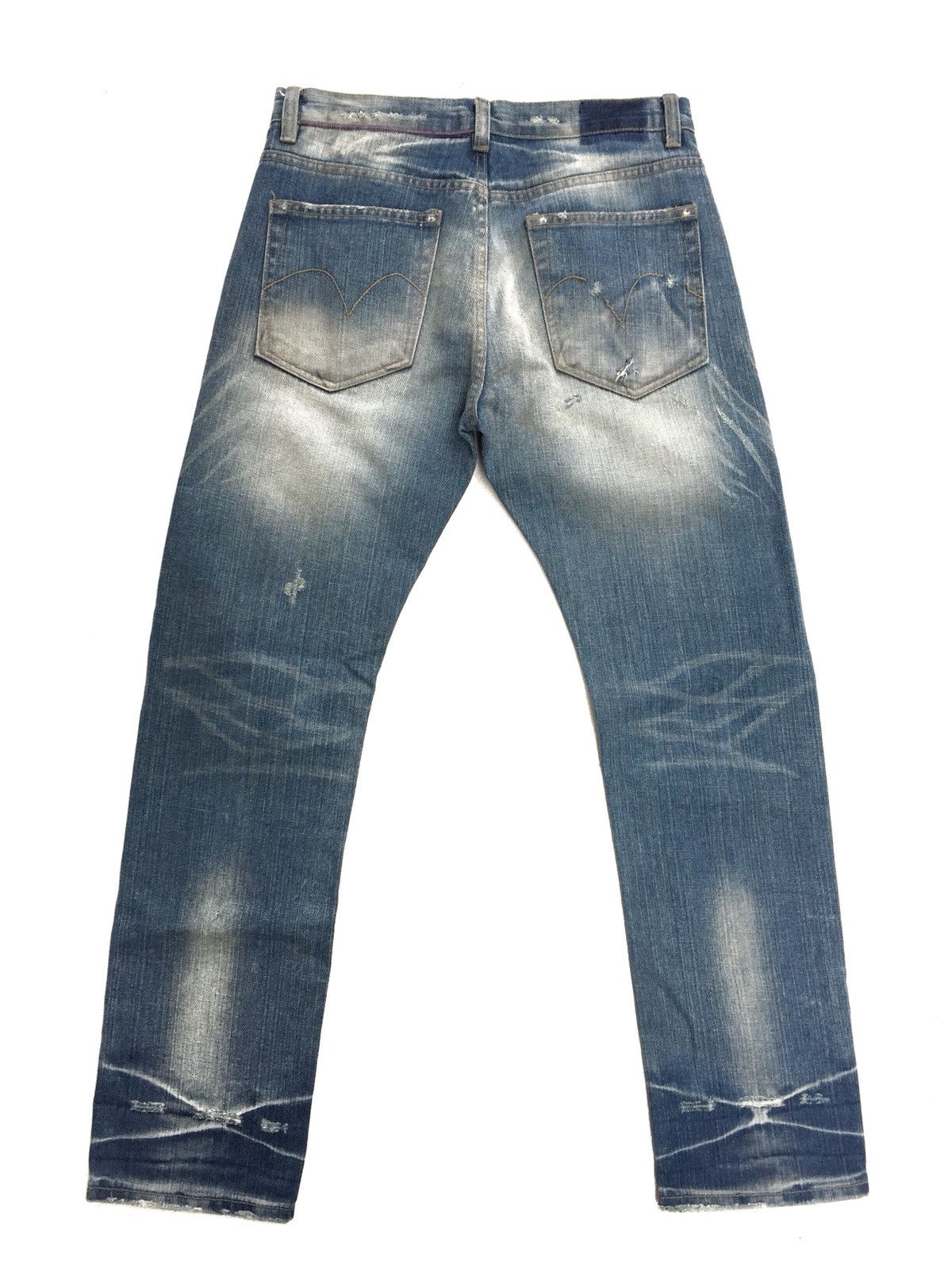 Devilock Devilock Distressed Destroy Ripped Jeans Nirvana Grunge Size US 32 / EU 48 - 2 Thumbnail