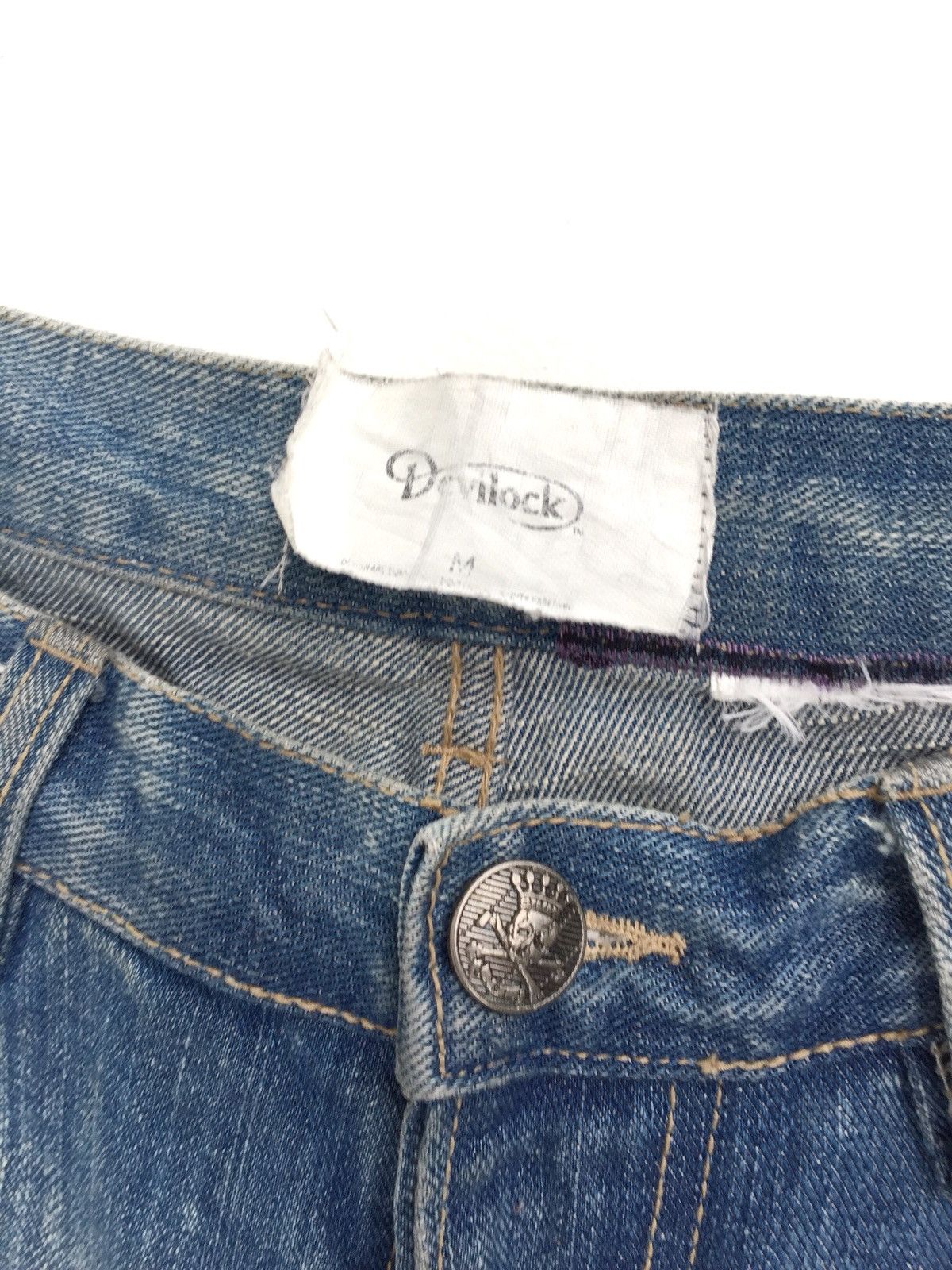 Devilock Devilock Distressed Destroy Ripped Jeans Nirvana Grunge Size US 32 / EU 48 - 14 Thumbnail