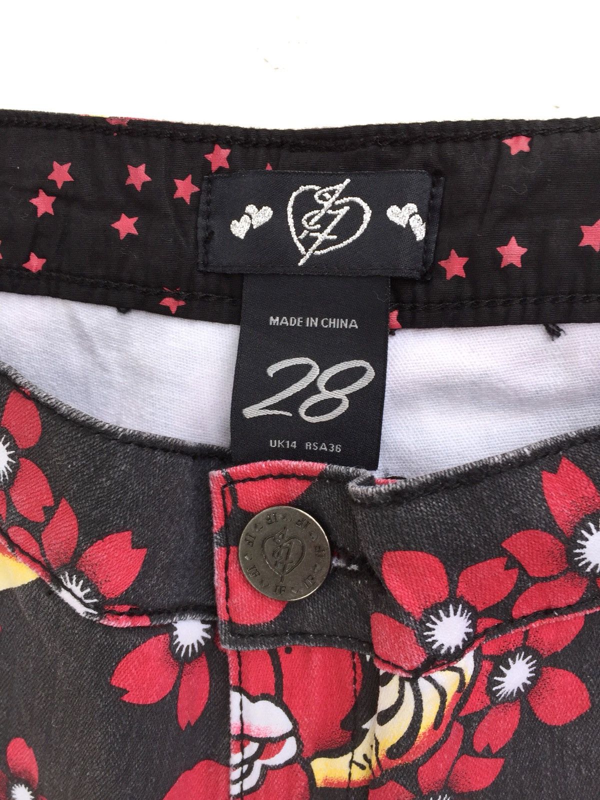 Designer × Japanese Brand Japanese Brand IF All Overprint Skinny Jeans Size US 28 / EU 44 - 9 Thumbnail