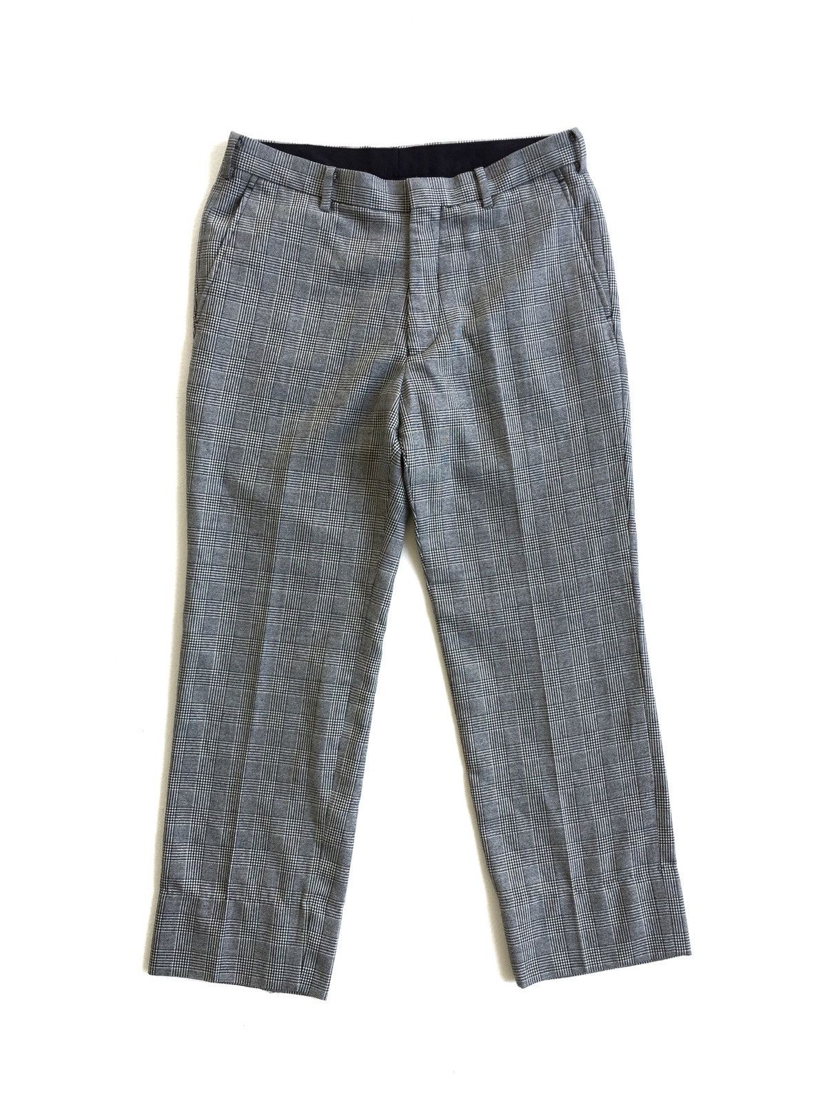 Uniqlo Uniqlo Wool Checkered Cropped Pants Size US 30 / EU 46 - 1 Thumbnail