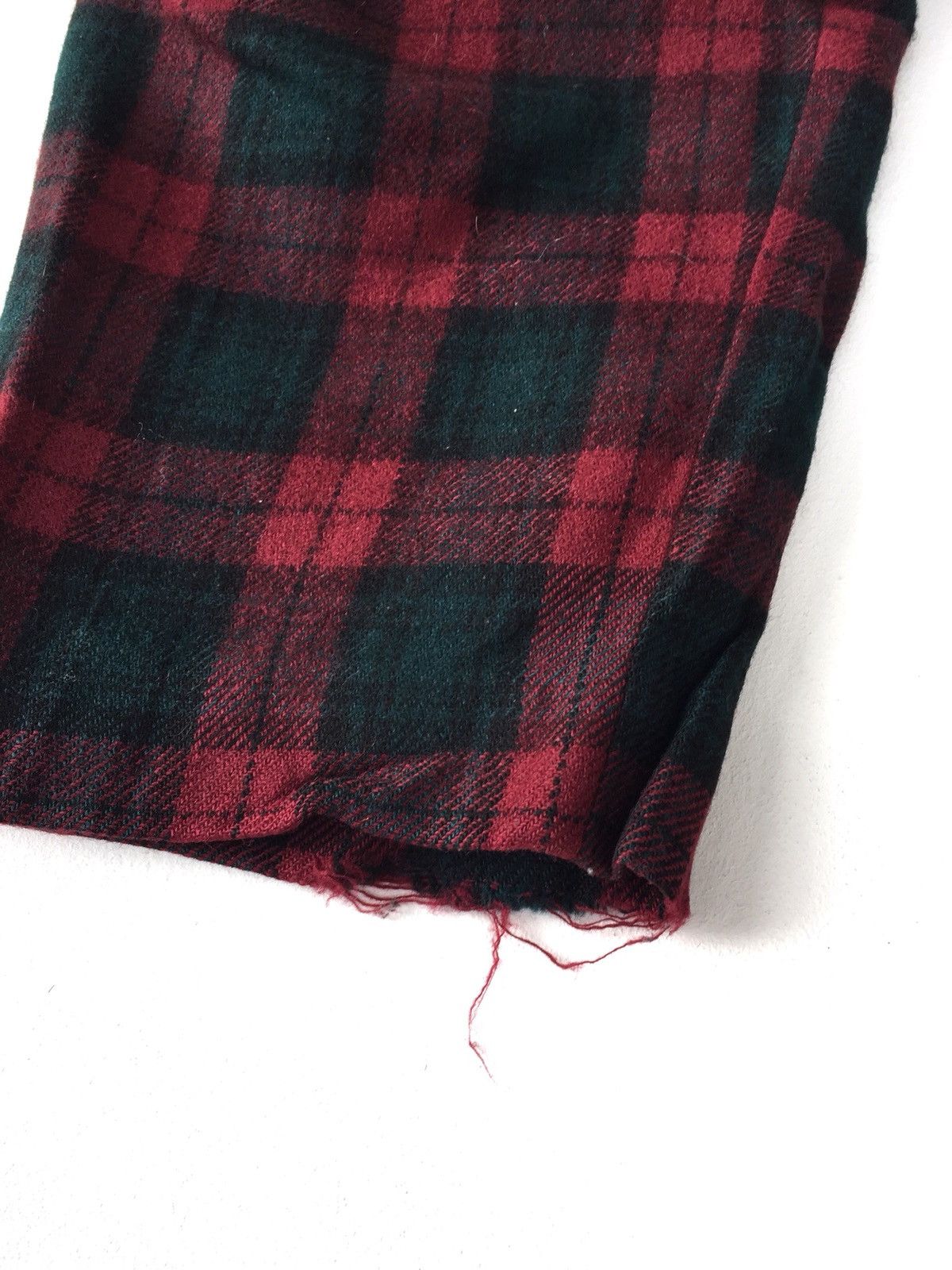 Japanese Brand × Vintage Vintage Wool Checkered Plaid Trousers Pants Size US 26 / EU 42 - 5 Thumbnail