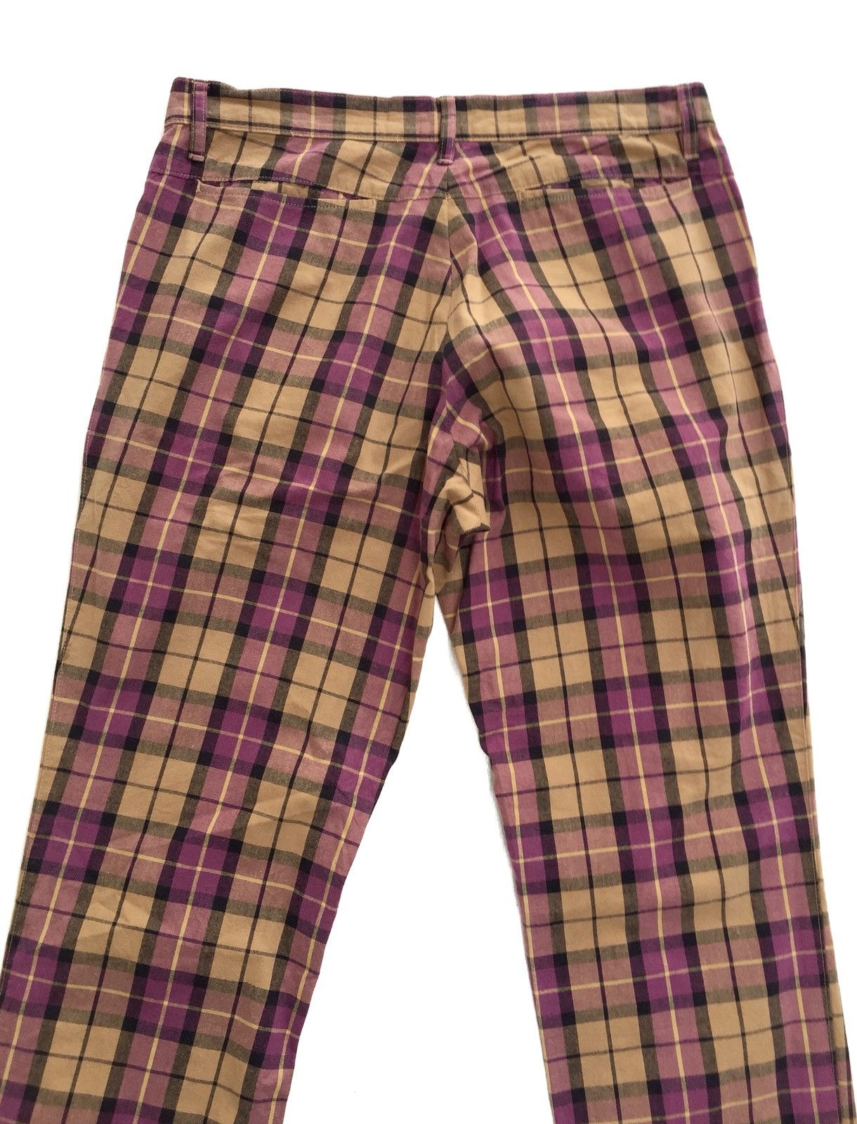 Beams Plus × Designer Beams Checkered Tartan Punk Trousers Pants Size US 30 / EU 46 - 4 Thumbnail