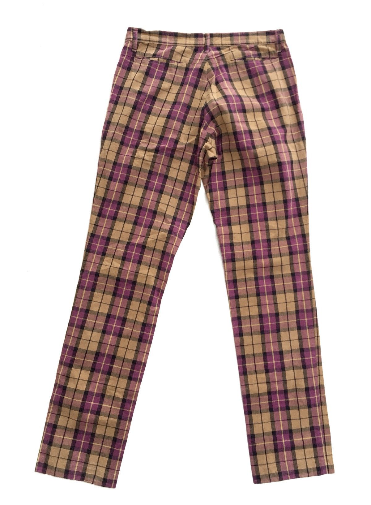 Beams Plus × Designer Beams Checkered Tartan Punk Trousers Pants Size US 30 / EU 46 - 2 Thumbnail