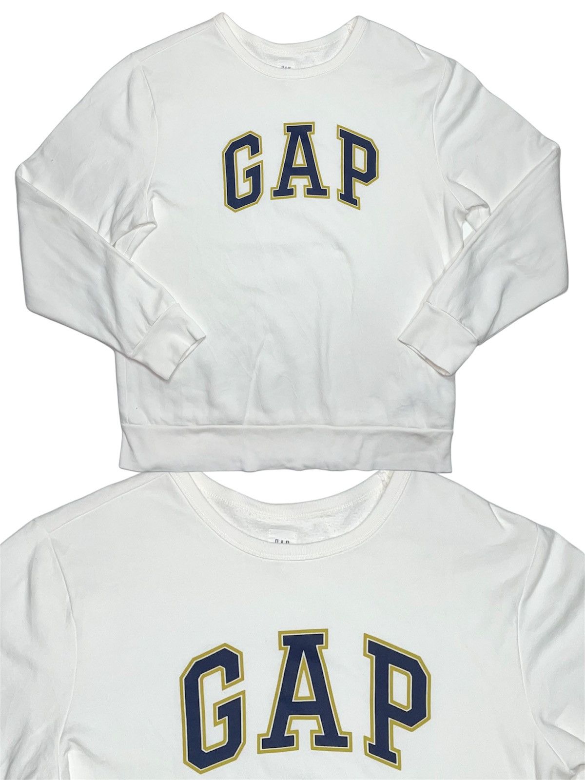 Gap Vintage Gap logo sweatshirt Crewneck white Size US L / EU 52-54 / 3 - 1 Thumbnail