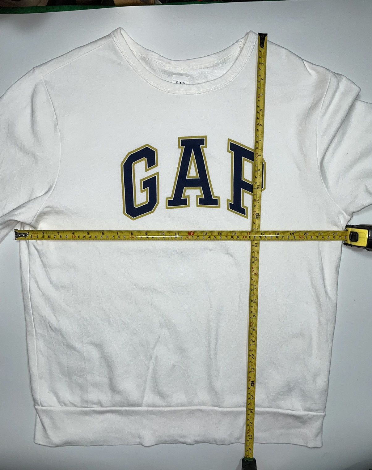 Gap Vintage Gap logo sweatshirt Crewneck white Size US L / EU 52-54 / 3 - 8 Thumbnail