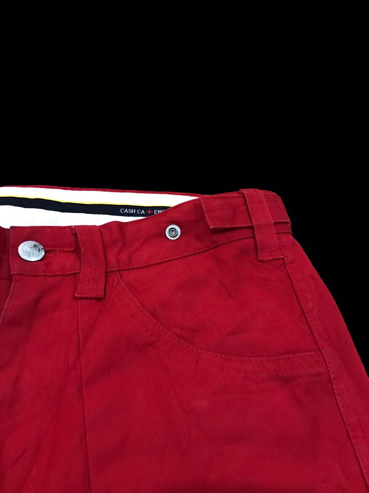 CASH CA × Seditionaries × Vintage Red Fatigue Pants Size US 26 / EU 42 - 6 Thumbnail