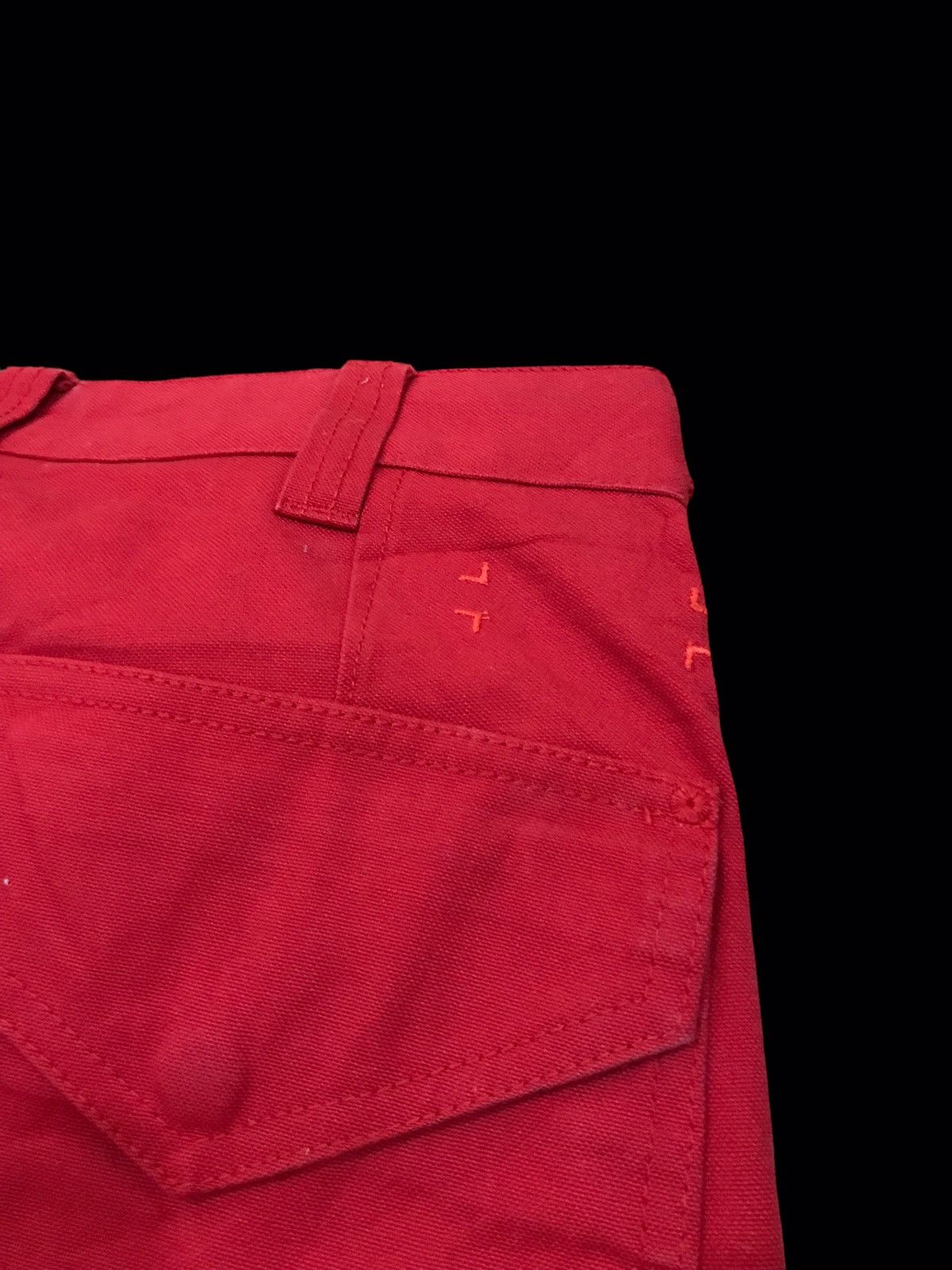 CASH CA × Seditionaries × Vintage Red Fatigue Pants Size US 26 / EU 42 - 8 Thumbnail