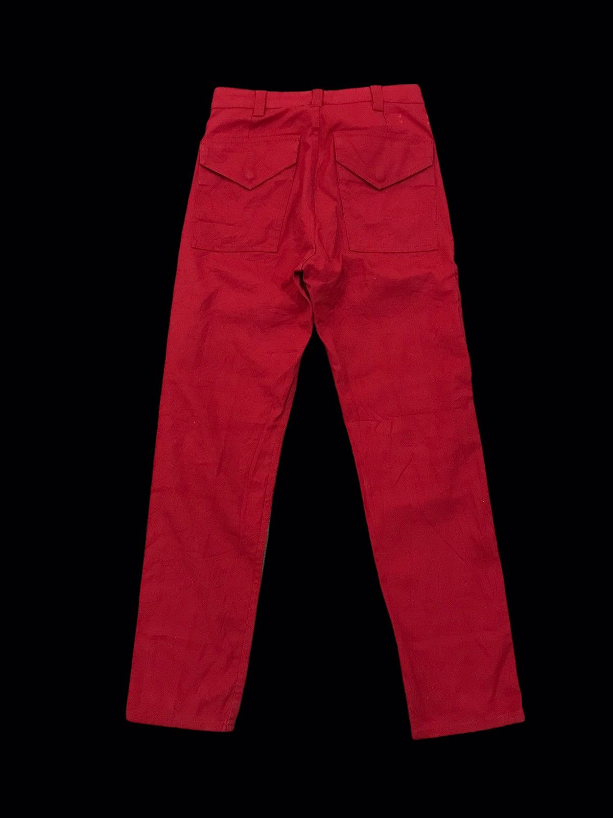 CASH CA × Seditionaries × Vintage Red Fatigue Pants Size US 26 / EU 42 - 2 Thumbnail