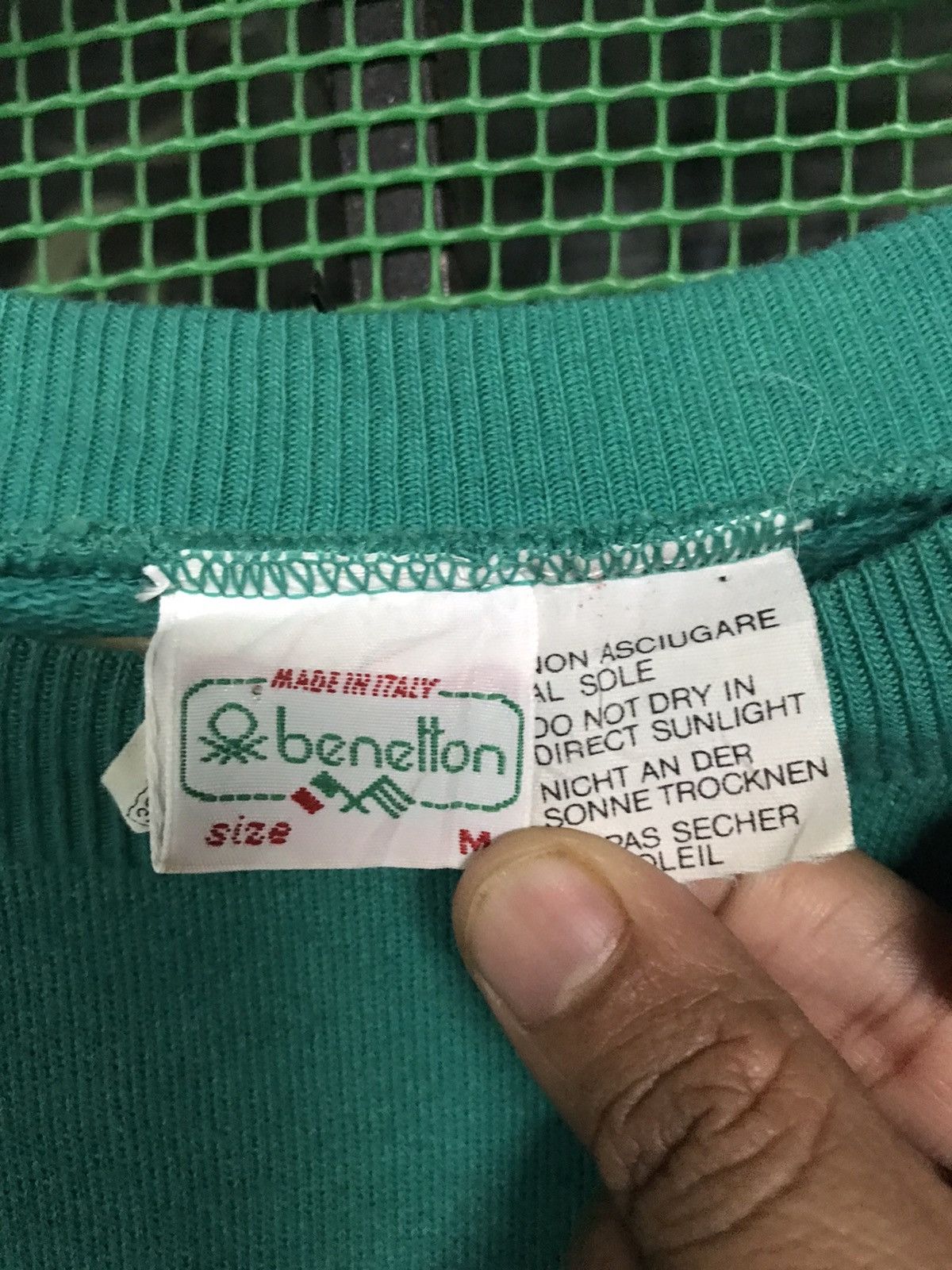 United Colors Of Benetton Benetton Sweatshirt Crewneck Pullover Size US L / EU 52-54 / 3 - 7 Thumbnail