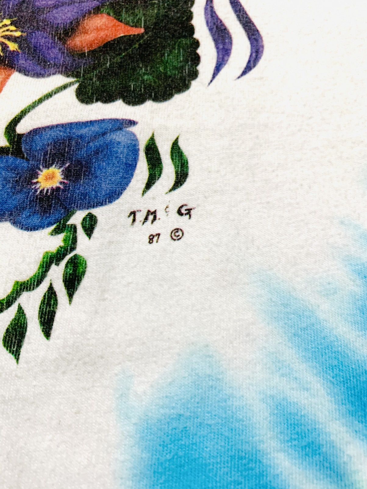 Band Tees Rare Design Vintage Band Grateful Dead Tie Dye T-shirt 1987s Size US L / EU 52-54 / 3 - 5 Thumbnail