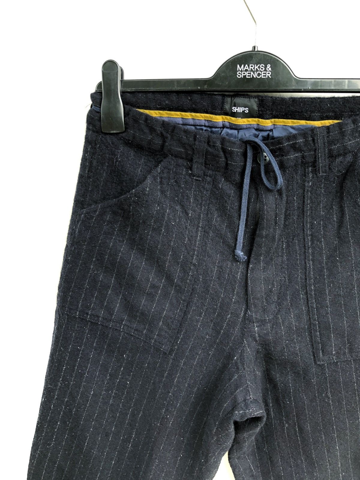 SHIPS SHIPS WOOL STRIPES FATIQUE PANTS MILITARY STYLE DRAWSTRING Size US 26 / EU 42 - 1 Thumbnail