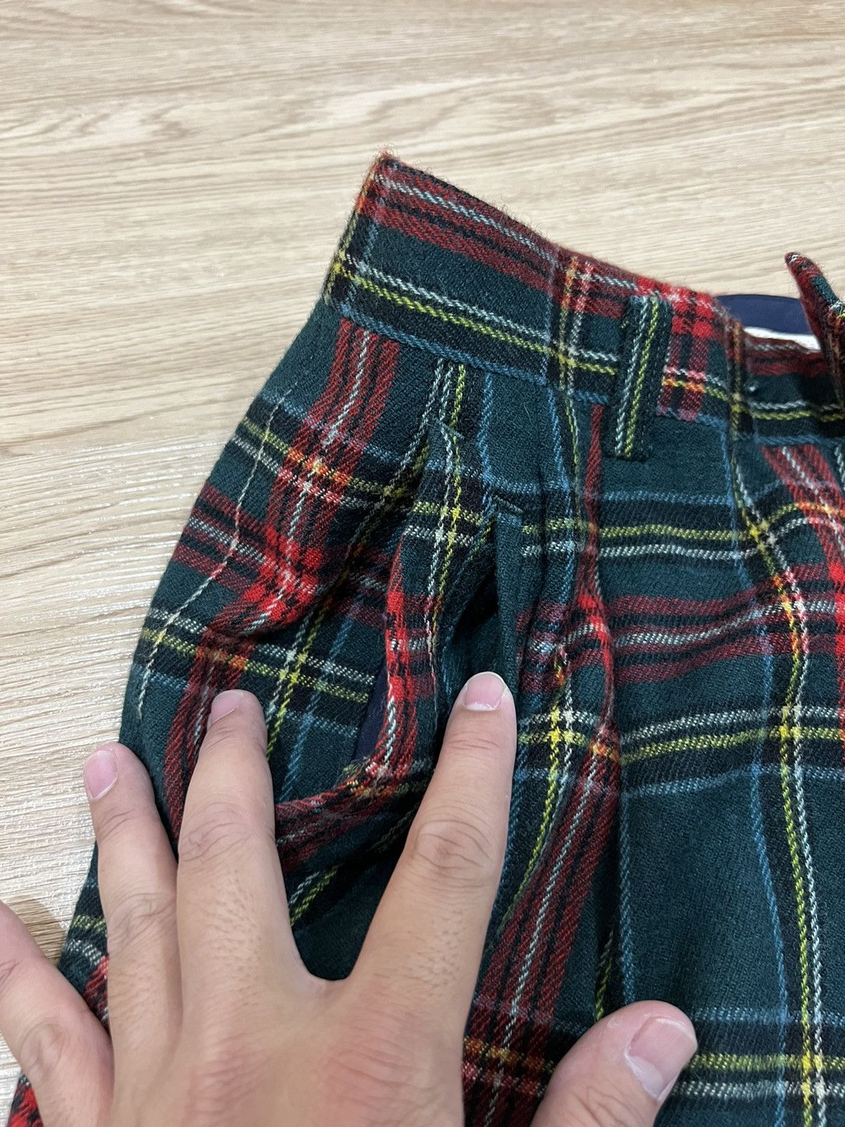 Seditionaries × Vintage Vintage Tartan Wool Pants Vivienne Westwood Style Size US 26 / EU 42 - 7 Thumbnail
