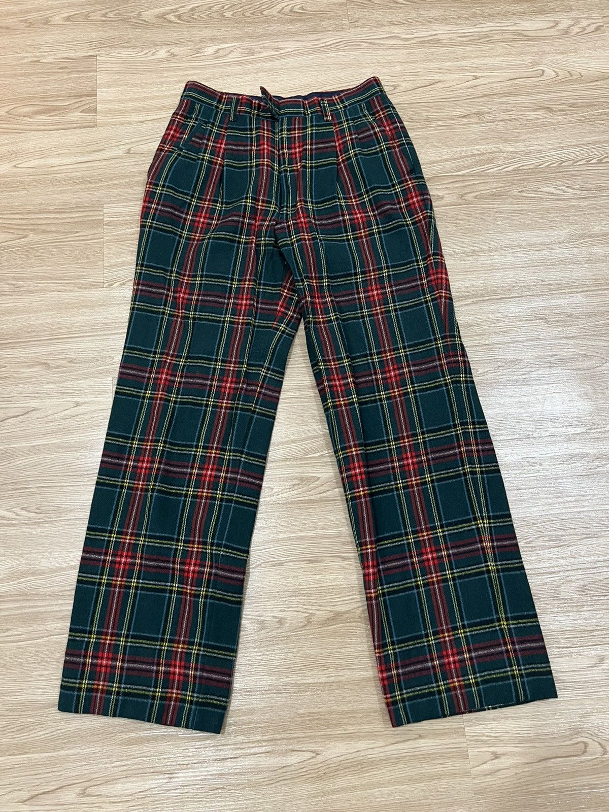 Seditionaries × Vintage Vintage Tartan Wool Pants Vivienne Westwood Style Size US 26 / EU 42 - 1 Thumbnail