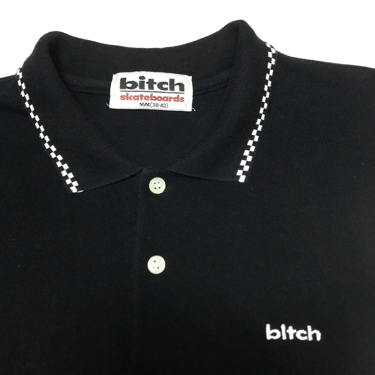 Vintage Vintage Bitch Skateboard Japan 90s sk8 polo embroidery y2k Size US S / EU 44-46 / 1 - 2 Thumbnail