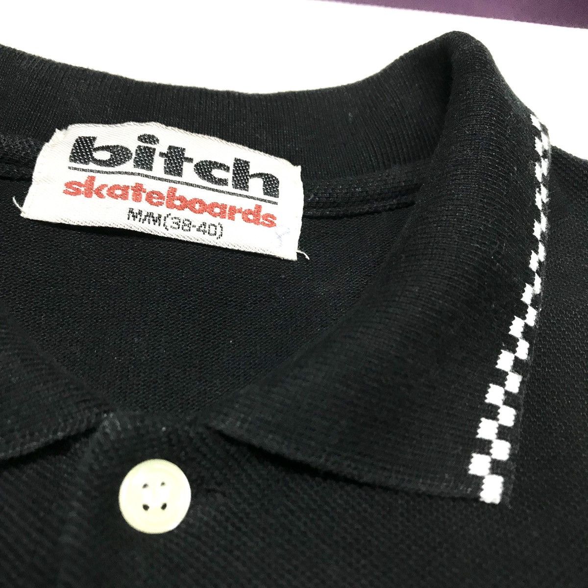 Vintage Vintage Bitch Skateboard Japan 90s sk8 polo embroidery y2k Size US S / EU 44-46 / 1 - 6 Thumbnail