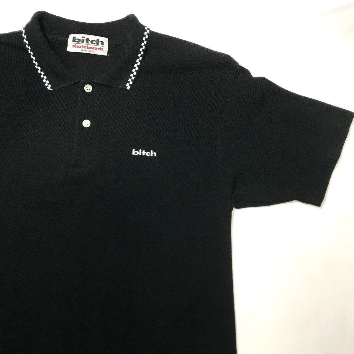 Vintage Vintage Bitch Skateboard Japan 90s sk8 polo embroidery y2k Size US S / EU 44-46 / 1 - 5 Thumbnail