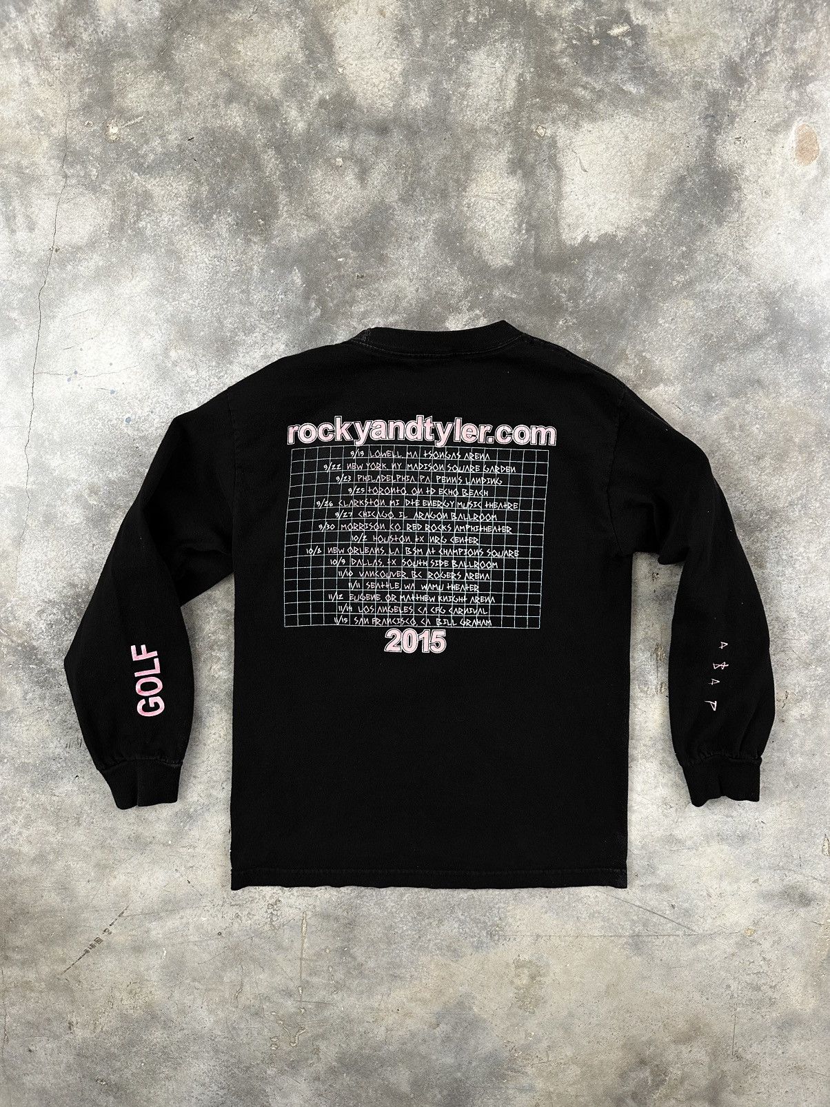 A$AP Rocky Tyler The Creator x A$AP Rocky Tour Black Long Sleeve Small Size US S / EU 44-46 / 1 - 3 Thumbnail