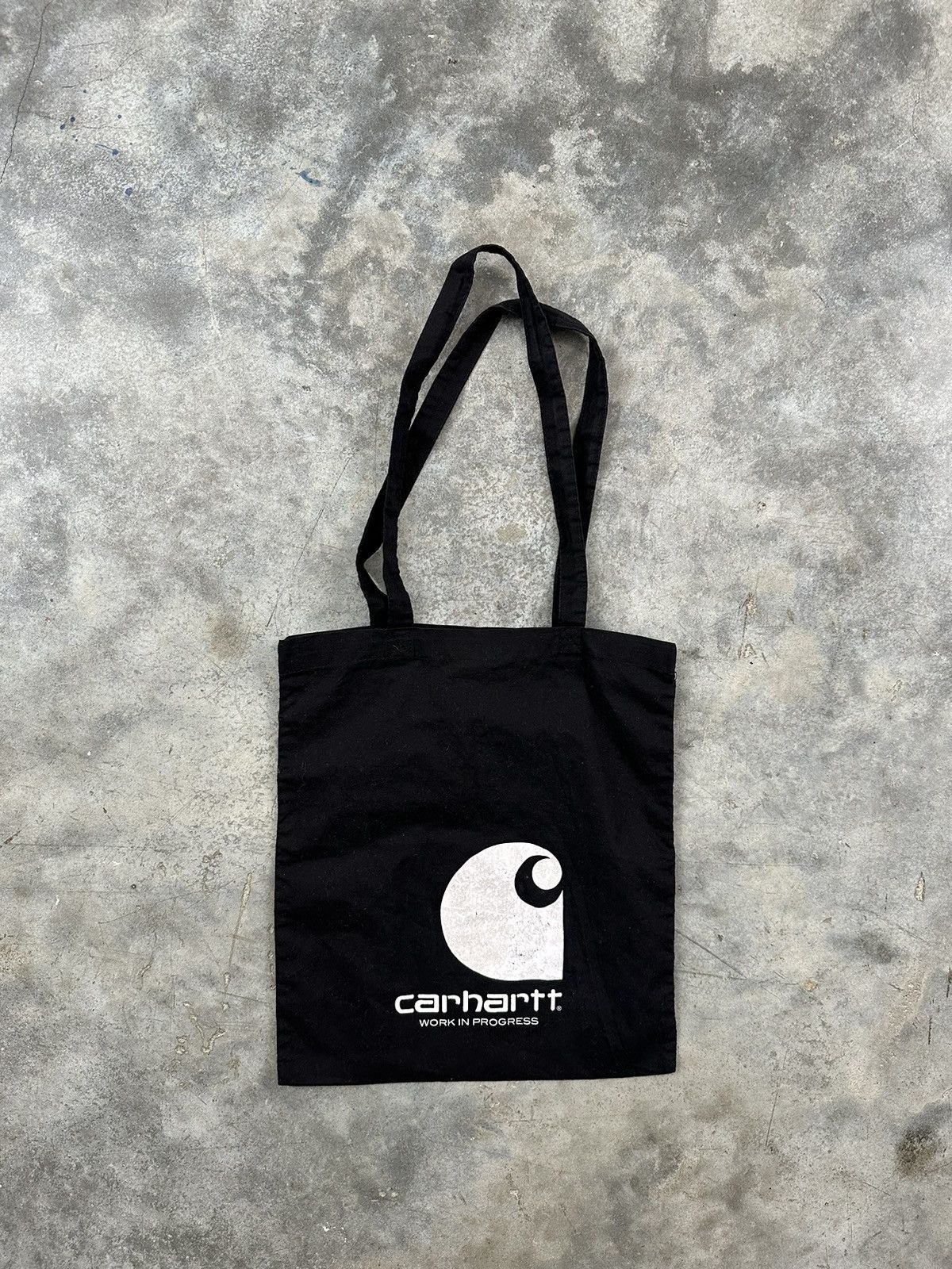 Carhartt Wip Carhartt W.I.P Black Logo Tote Bag WIP Size ONE SIZE - 2 Thumbnail