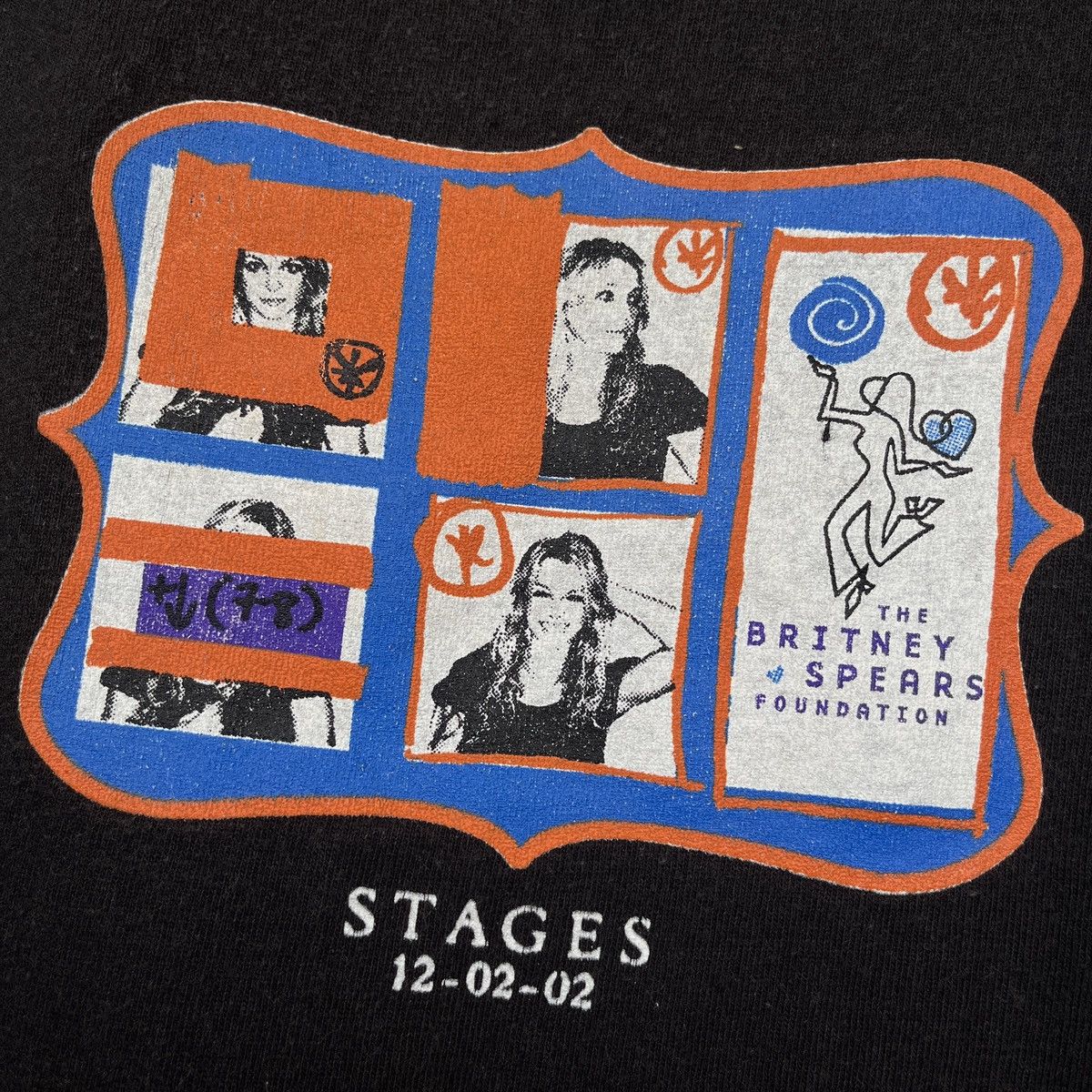 Band Tees × Vintage Vintage Britney Spears Stages TShirt 12-02-02 Copyright Size US L / EU 52-54 / 3 - 5 Thumbnail