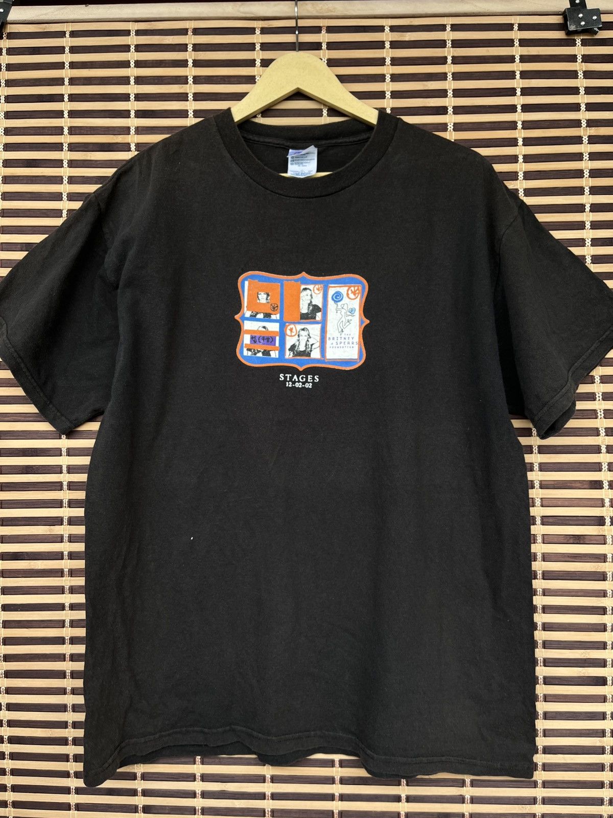 Band Tees × Vintage Vintage Britney Spears Stages TShirt 12-02-02 Copyright Size US L / EU 52-54 / 3 - 15 Thumbnail