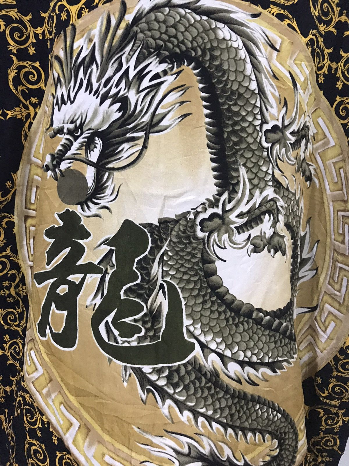 Japanese Brand OSCAr MISA Japan Mighty Dragon Oversize Shirt Size US XXL / EU 58 / 5 - 5 Thumbnail