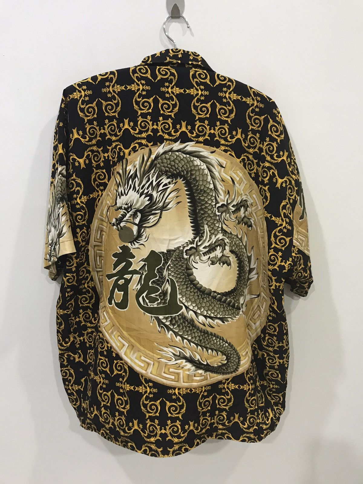 Japanese Brand OSCAr MISA Japan Mighty Dragon Oversize Shirt Size US XXL / EU 58 / 5 - 4 Thumbnail