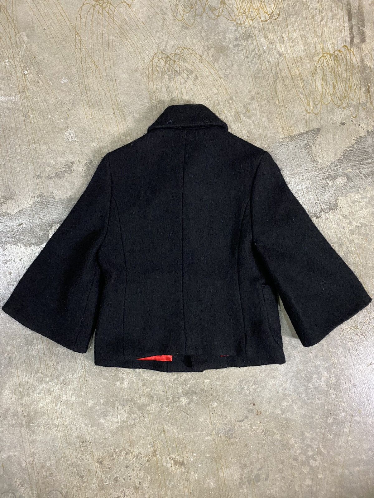 Issey Miyake Sunao Kuwahara Wool wide sleeve jacket Size XS / US 0-2 / IT 36-38 - 7 Thumbnail