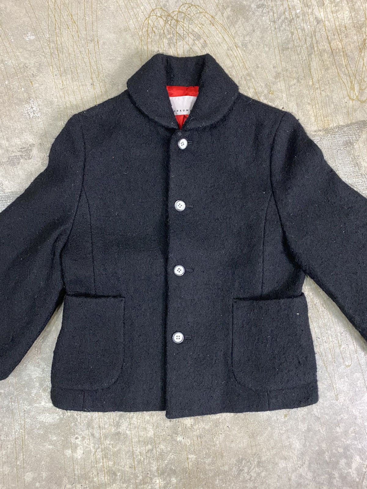 Issey Miyake Sunao Kuwahara Wool wide sleeve jacket Size XS / US 0-2 / IT 36-38 - 3 Thumbnail