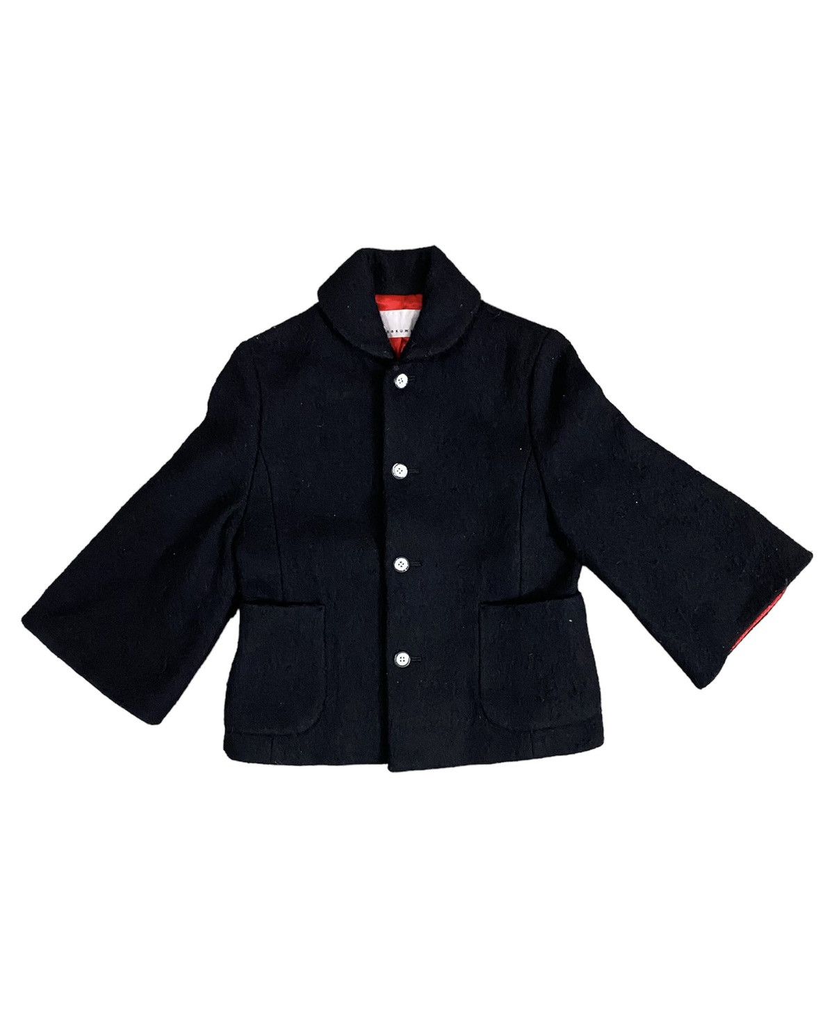 Issey Miyake Sunao Kuwahara Wool wide sleeve jacket Size XS / US 0-2 / IT 36-38 - 1 Thumbnail