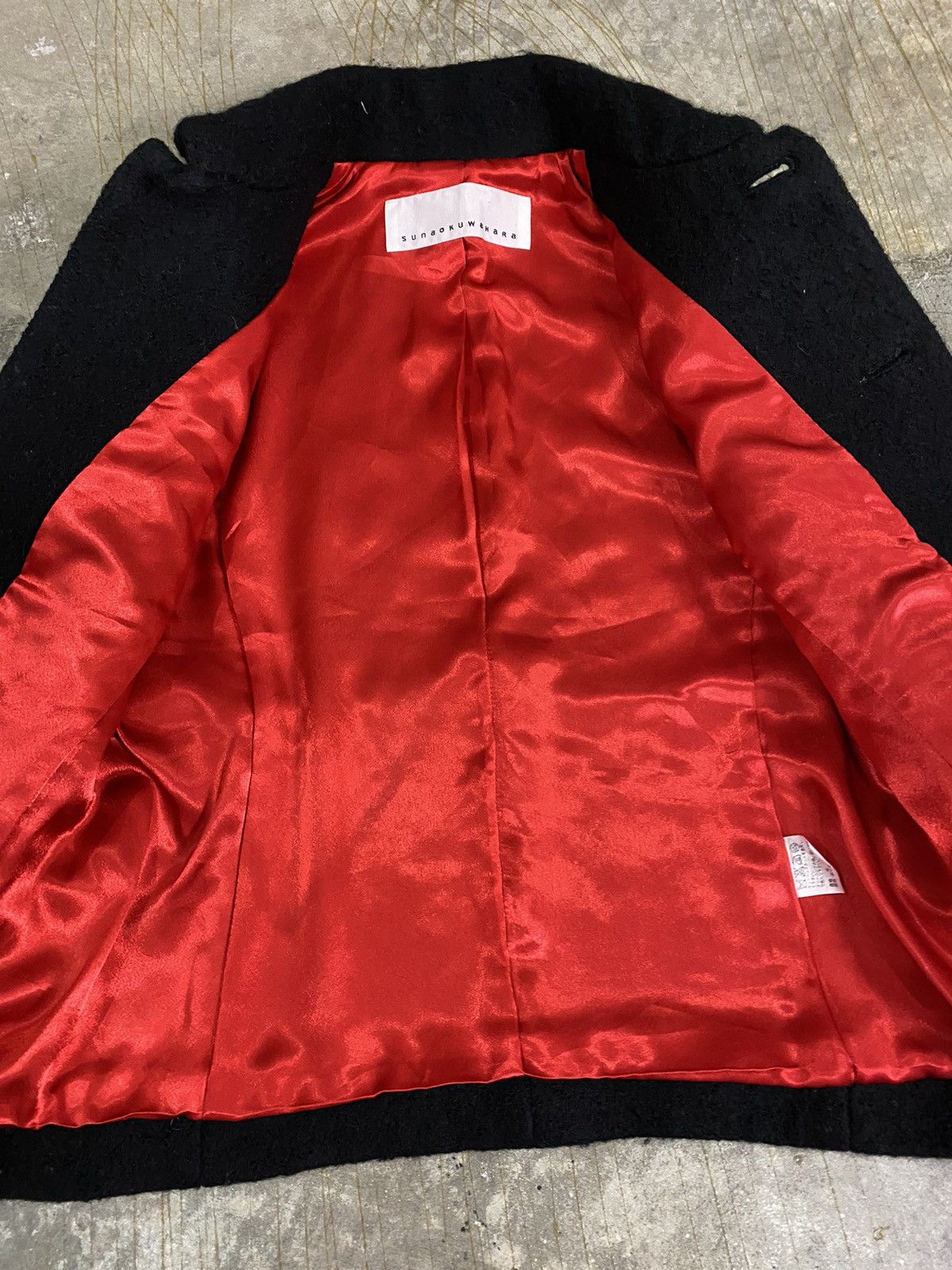 Issey Miyake Sunao Kuwahara Wool wide sleeve jacket Size XS / US 0-2 / IT 36-38 - 6 Thumbnail