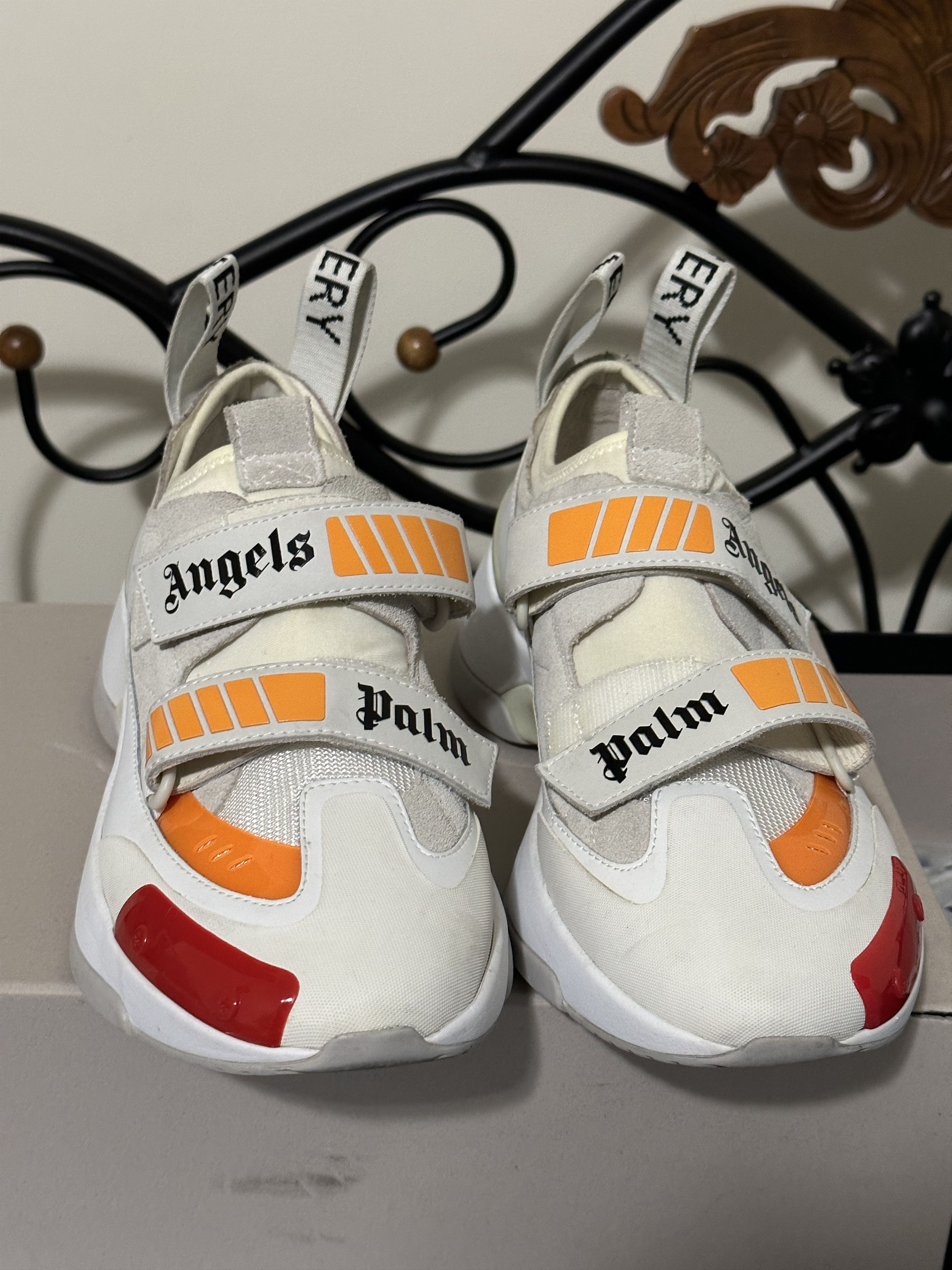 Palm Angels Palm Angels Recovery Sneaker White Orange size 10 ...